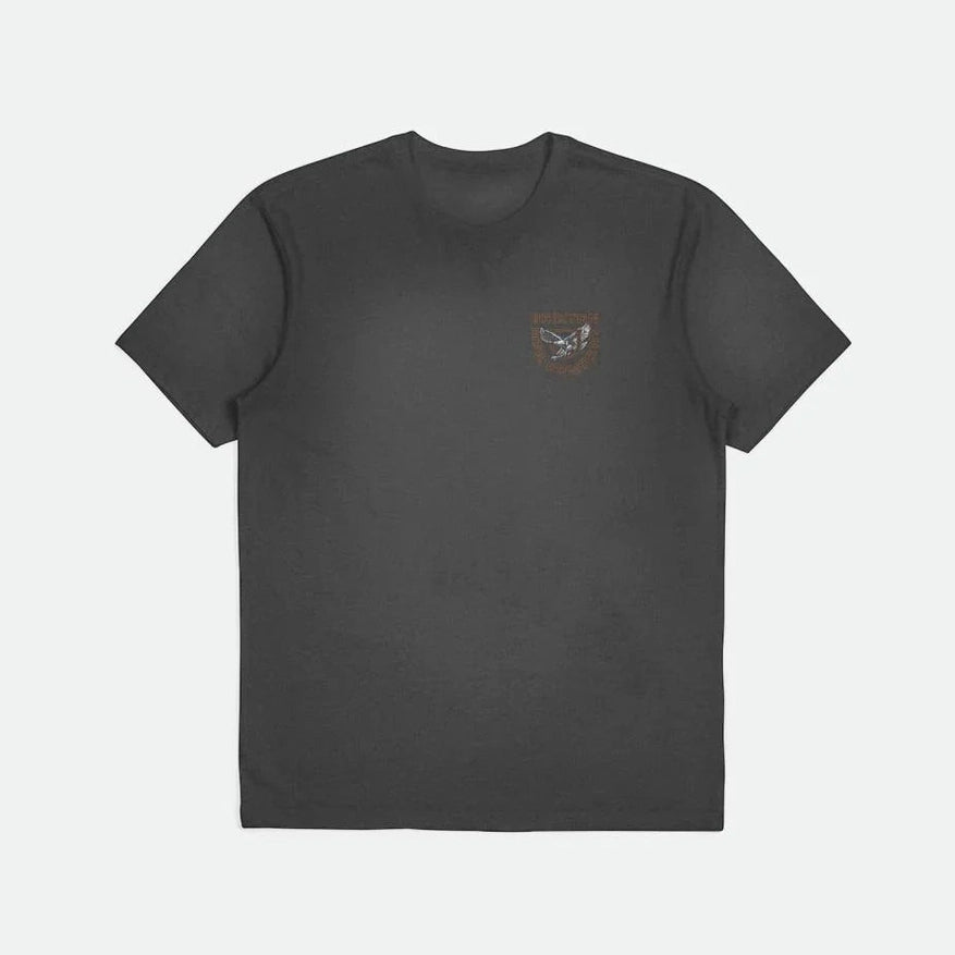 Brixton atwood short sleeve relaxed tee - black