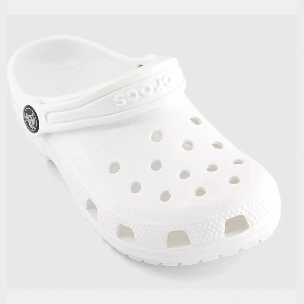 CROCS - kids classic clogs - white