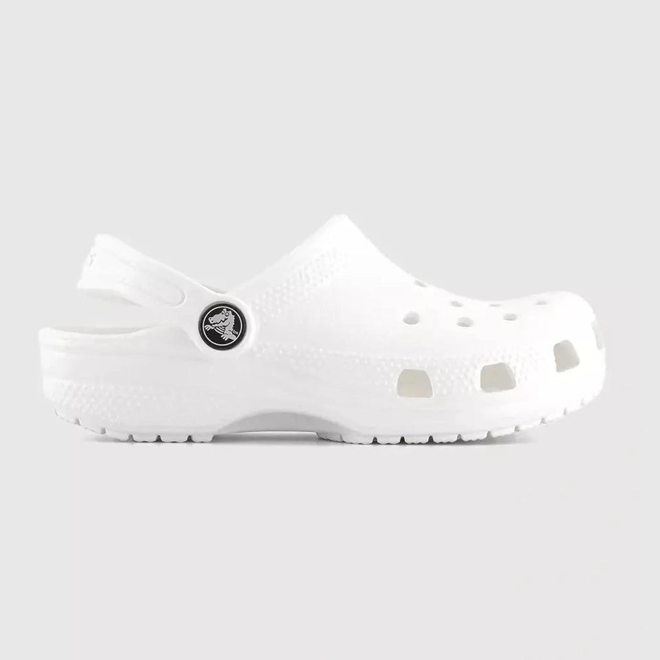 CROCS - kids classic clogs - white