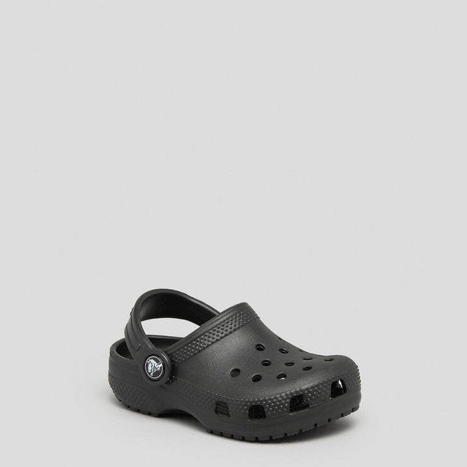 CROCS - toddler classic clogs - black