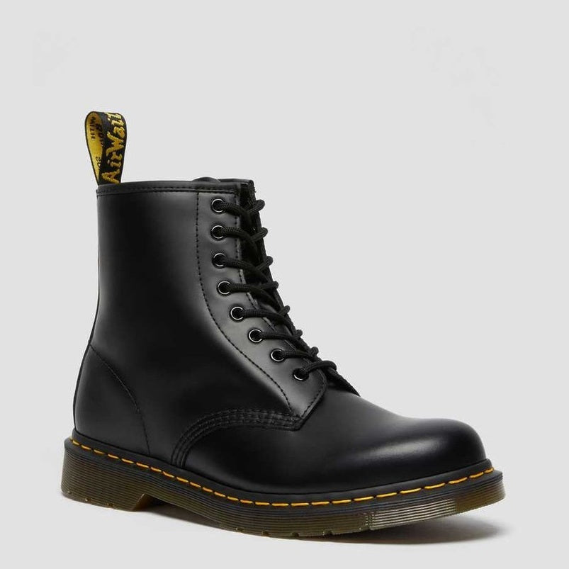 DR MARTENS 1460 8 eye boot - Black smooth
