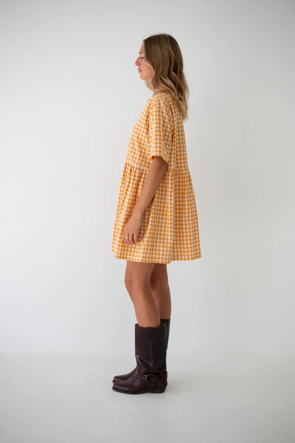 THE BARE ROAD Darcey Dress - Clementine Gingham