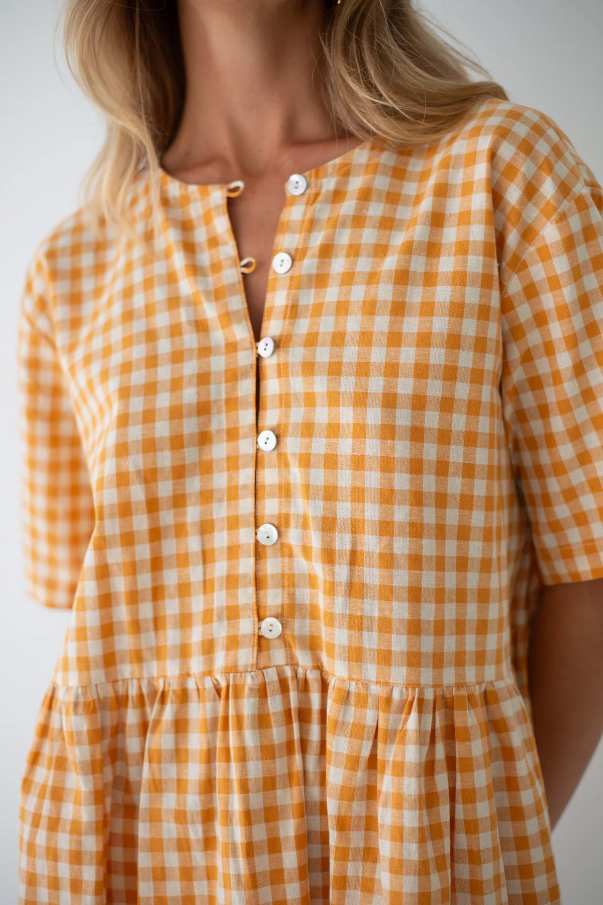 THE BARE ROAD Darcey Dress - Clementine Gingham