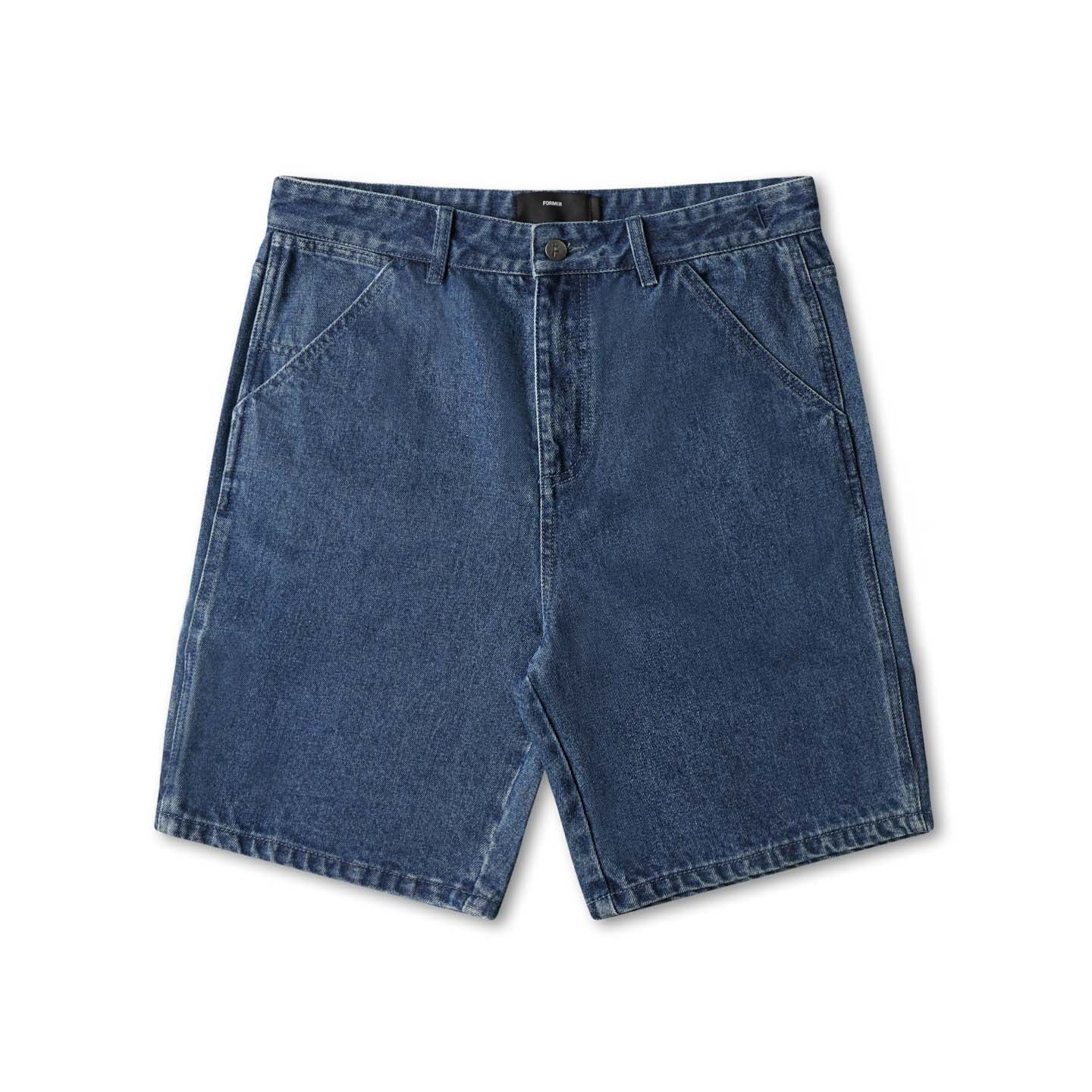 FORMER Reynolds 21" denim short - Dark blue