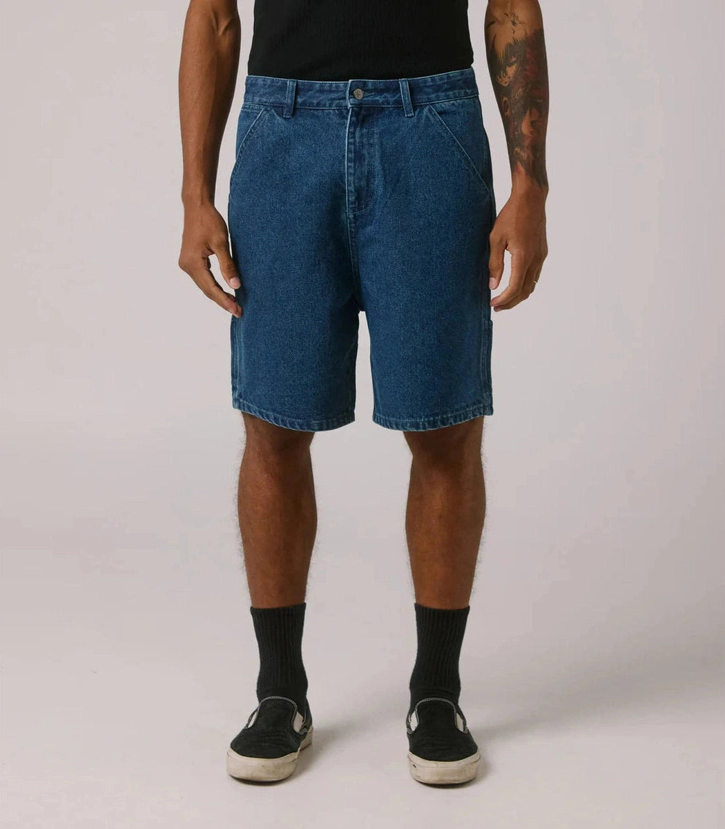 FORMER Reynolds 21" denim short - Dark blue