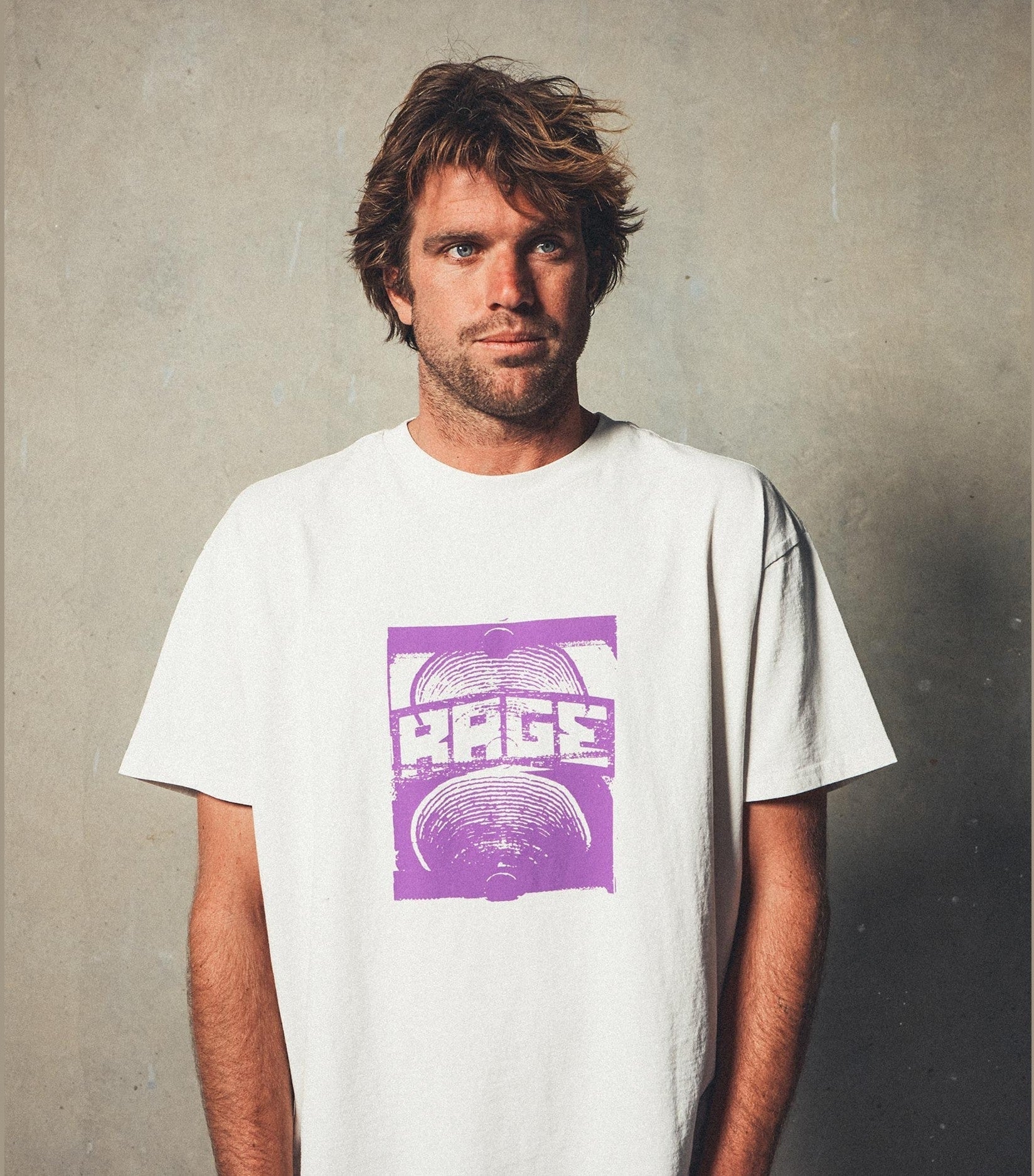 FORMER Corp Boxy T-shirt - Bone