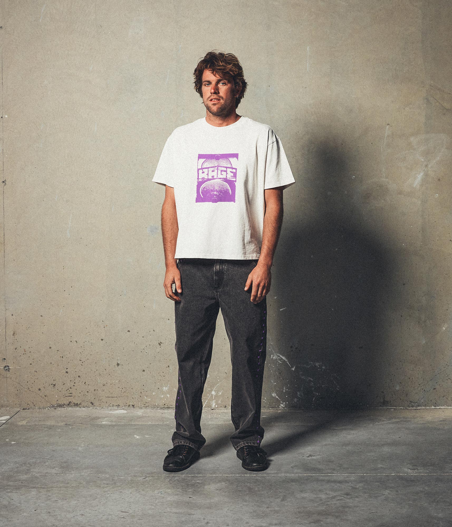 FORMER Corp Boxy T-shirt - Bone