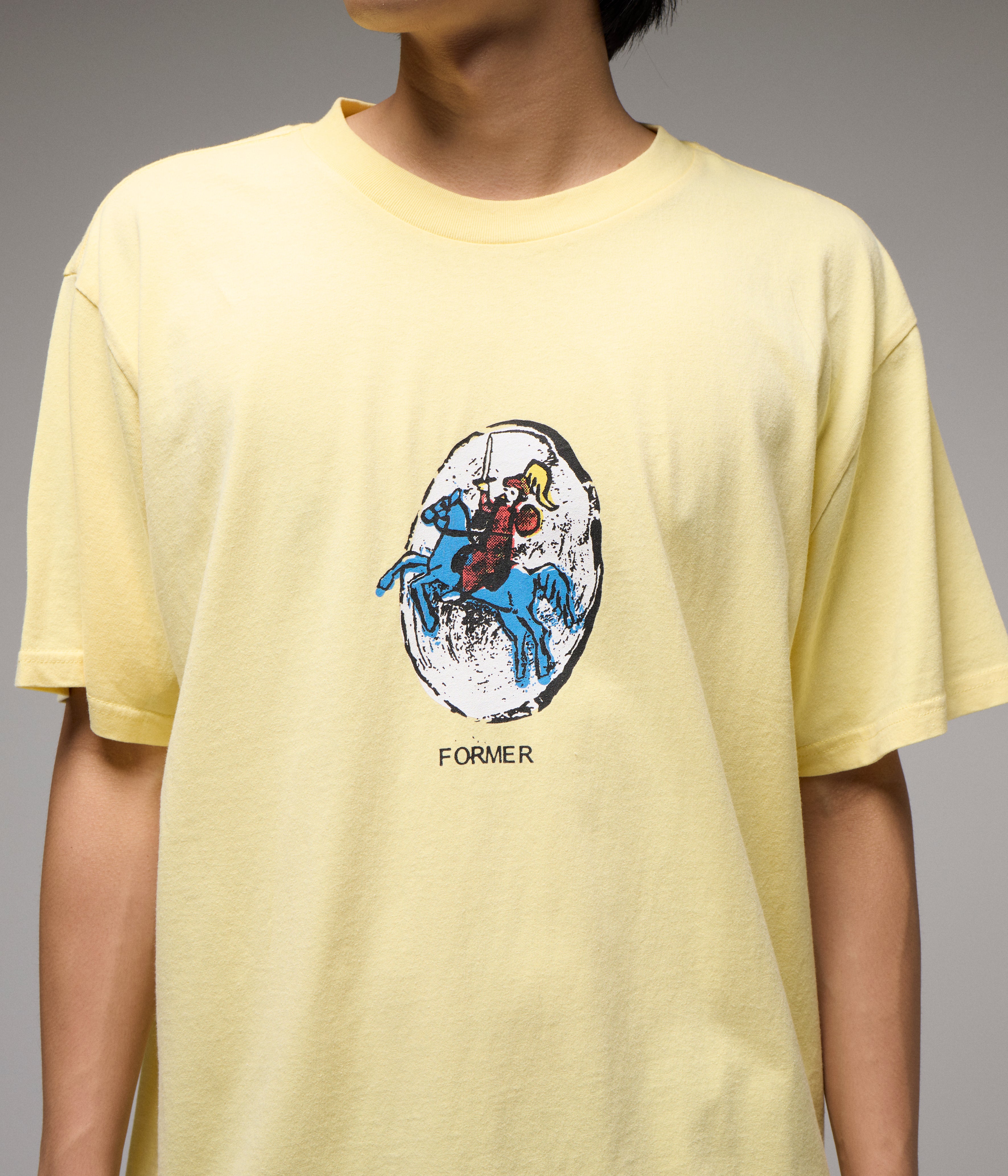 FORMER Parliament t-shirt - Washed flax