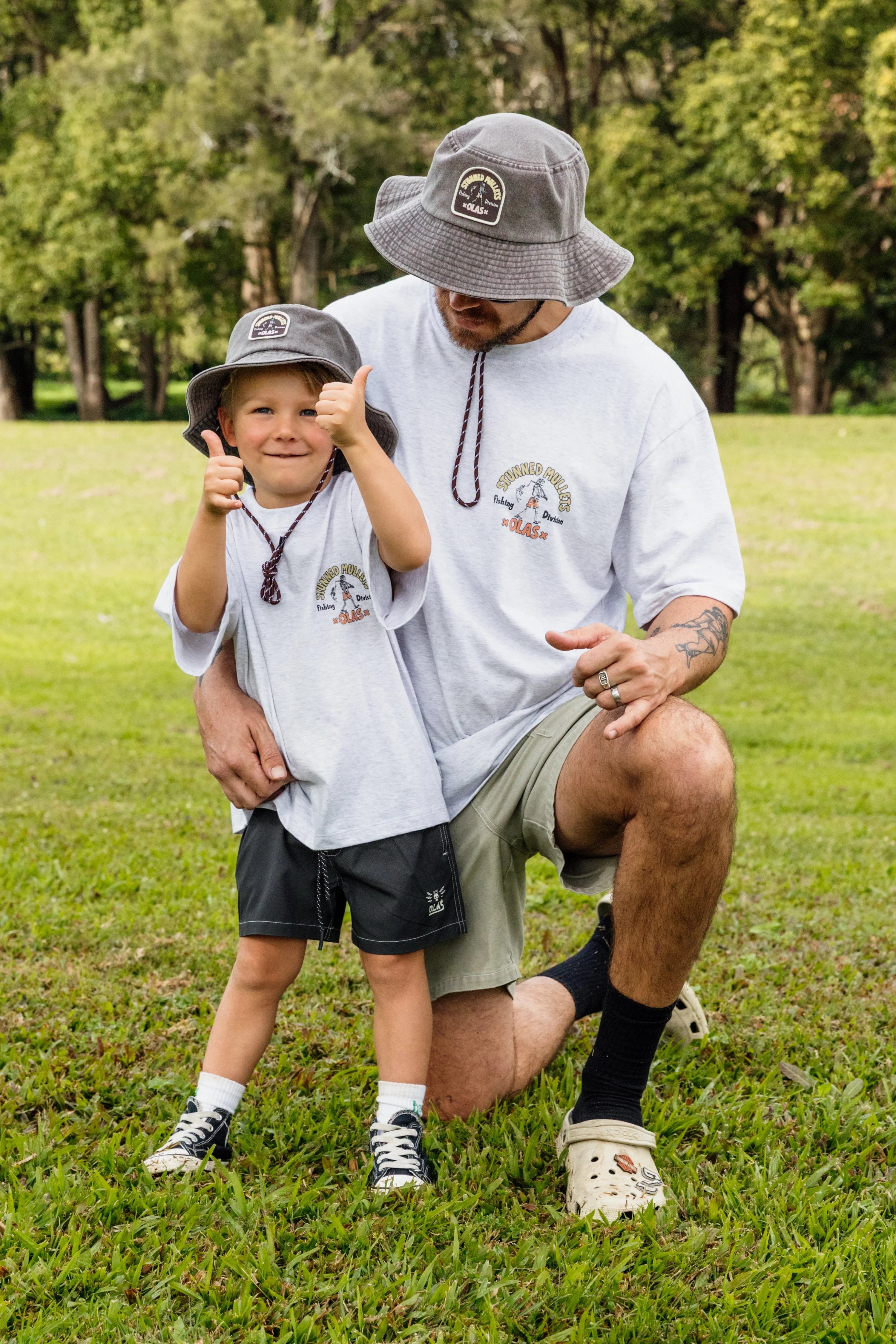 OLAS SUPPLY Stunned mullets mini tee