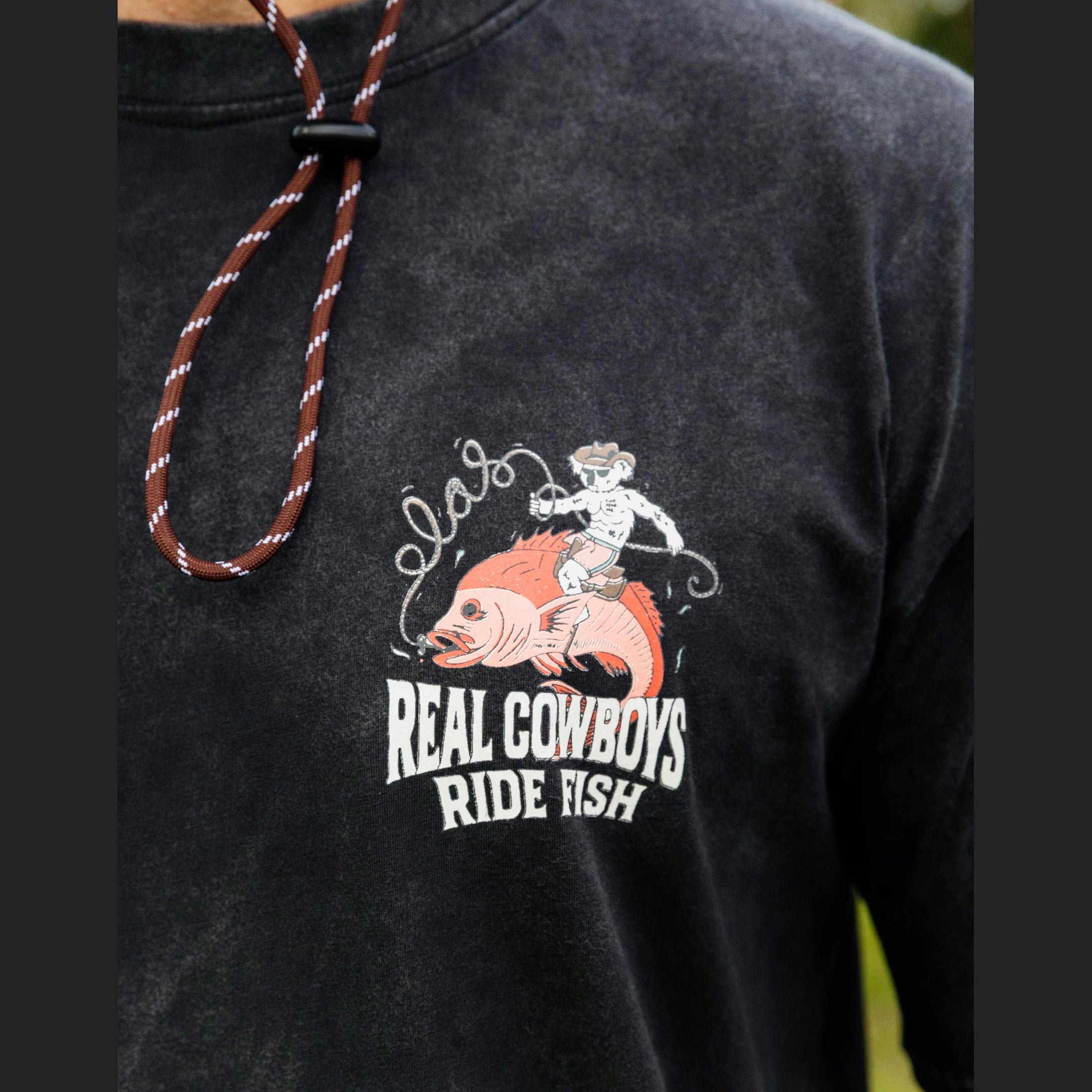 OLAS SUPPLY Real cowboys tee