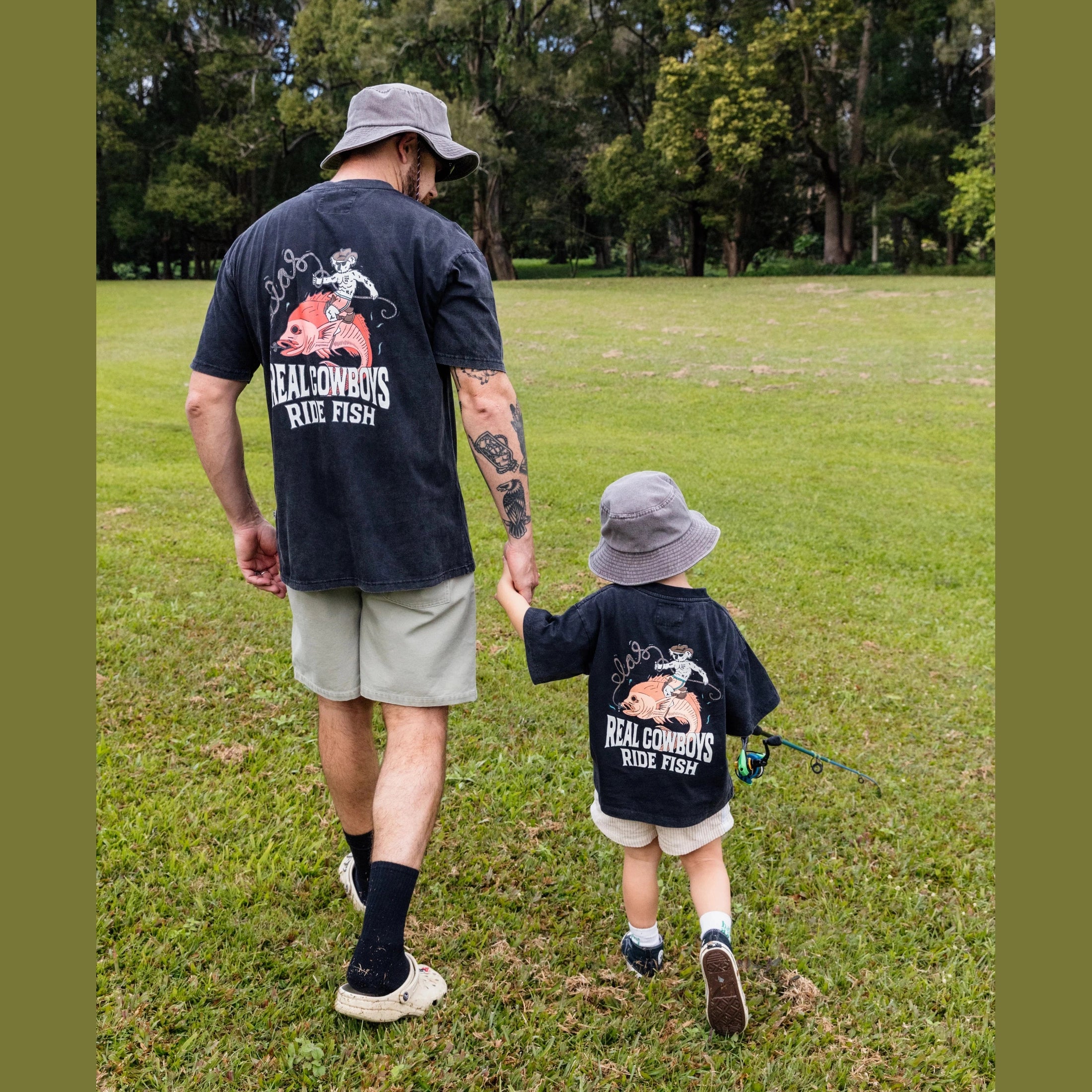 OLAS SUPPLY Real cowboys tee