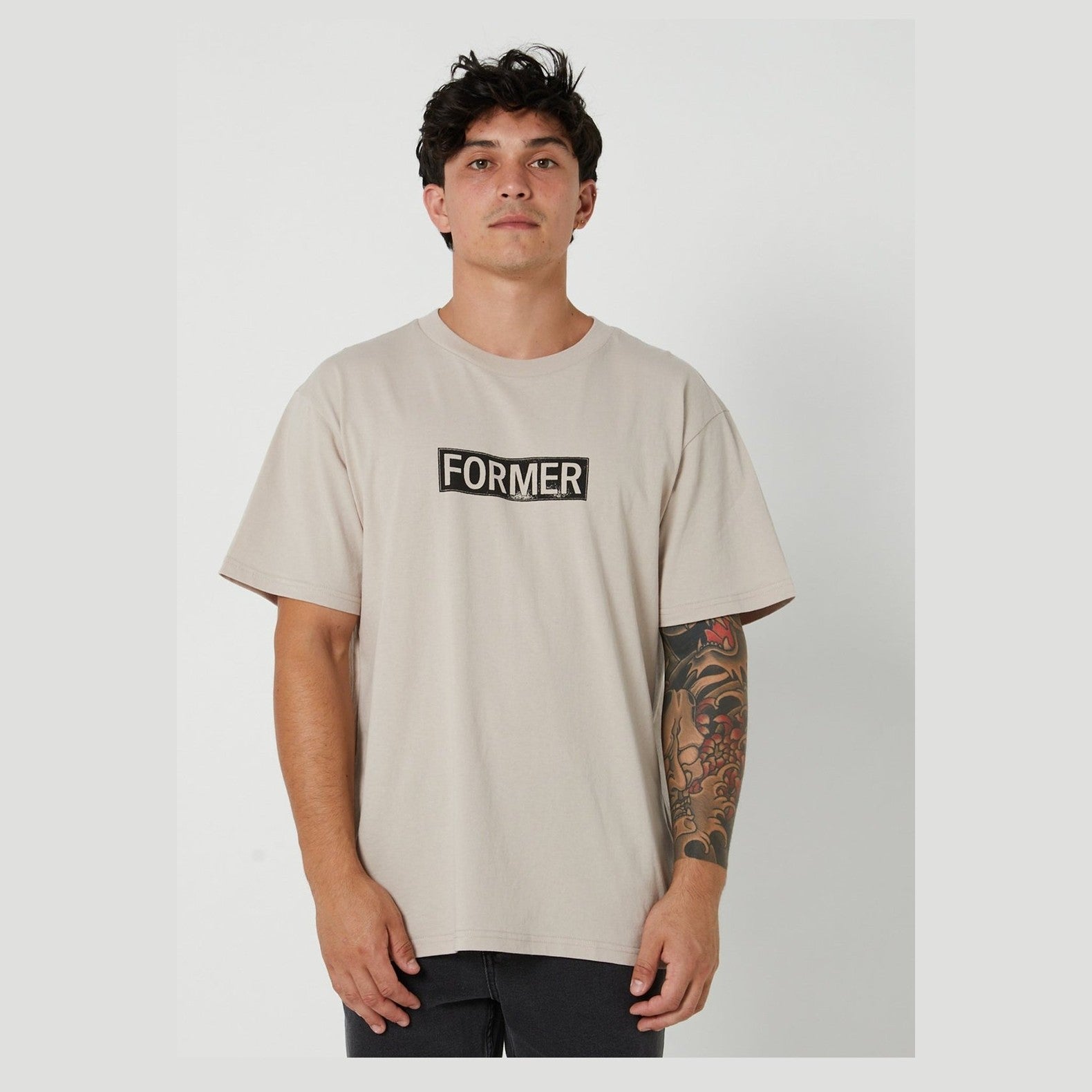 Former Legacy Plate T-Shirt - Stone