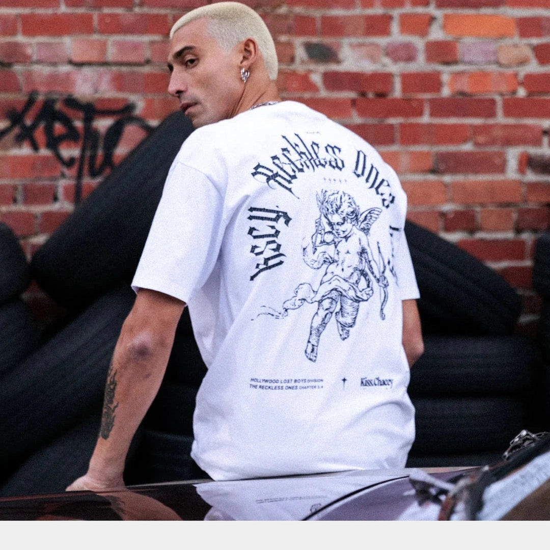 KSCY Gagie box fit tee - Optical white