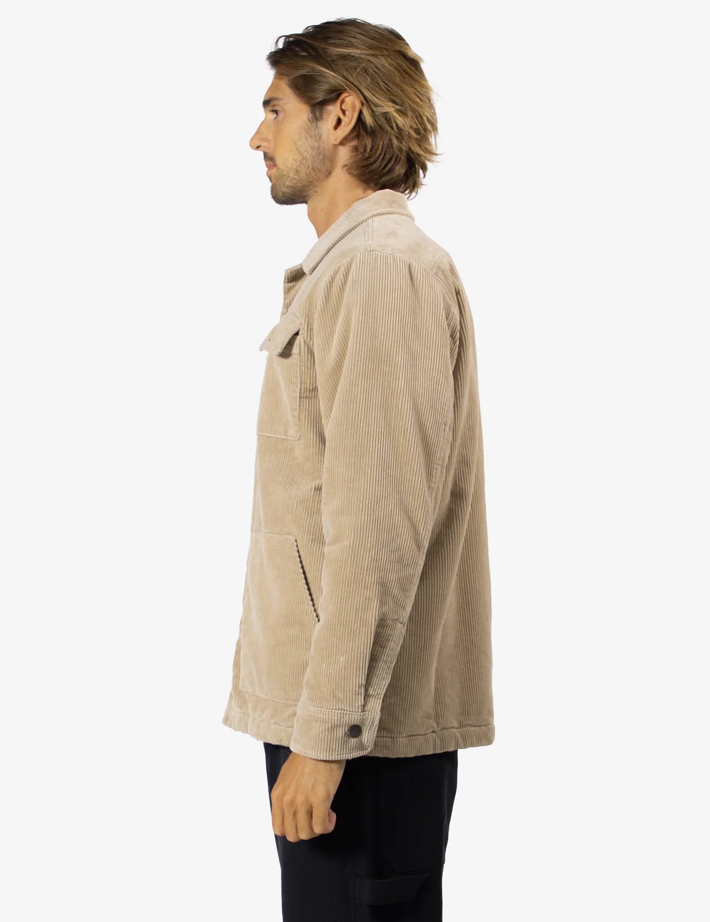 MR SIMPLE Stockyard workers jacket - Stone cord