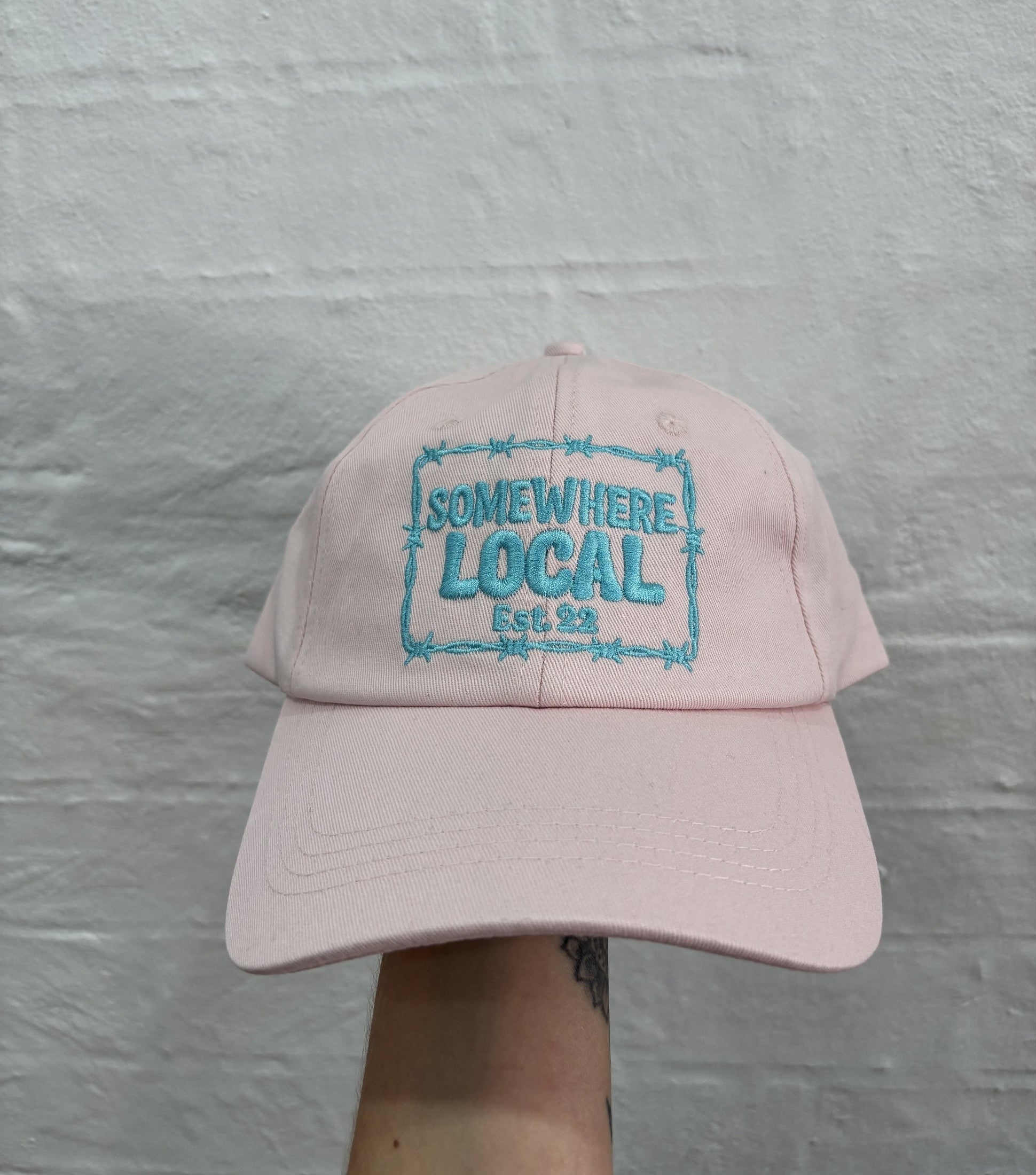 SOMEWHERE Local dad cap - Blush