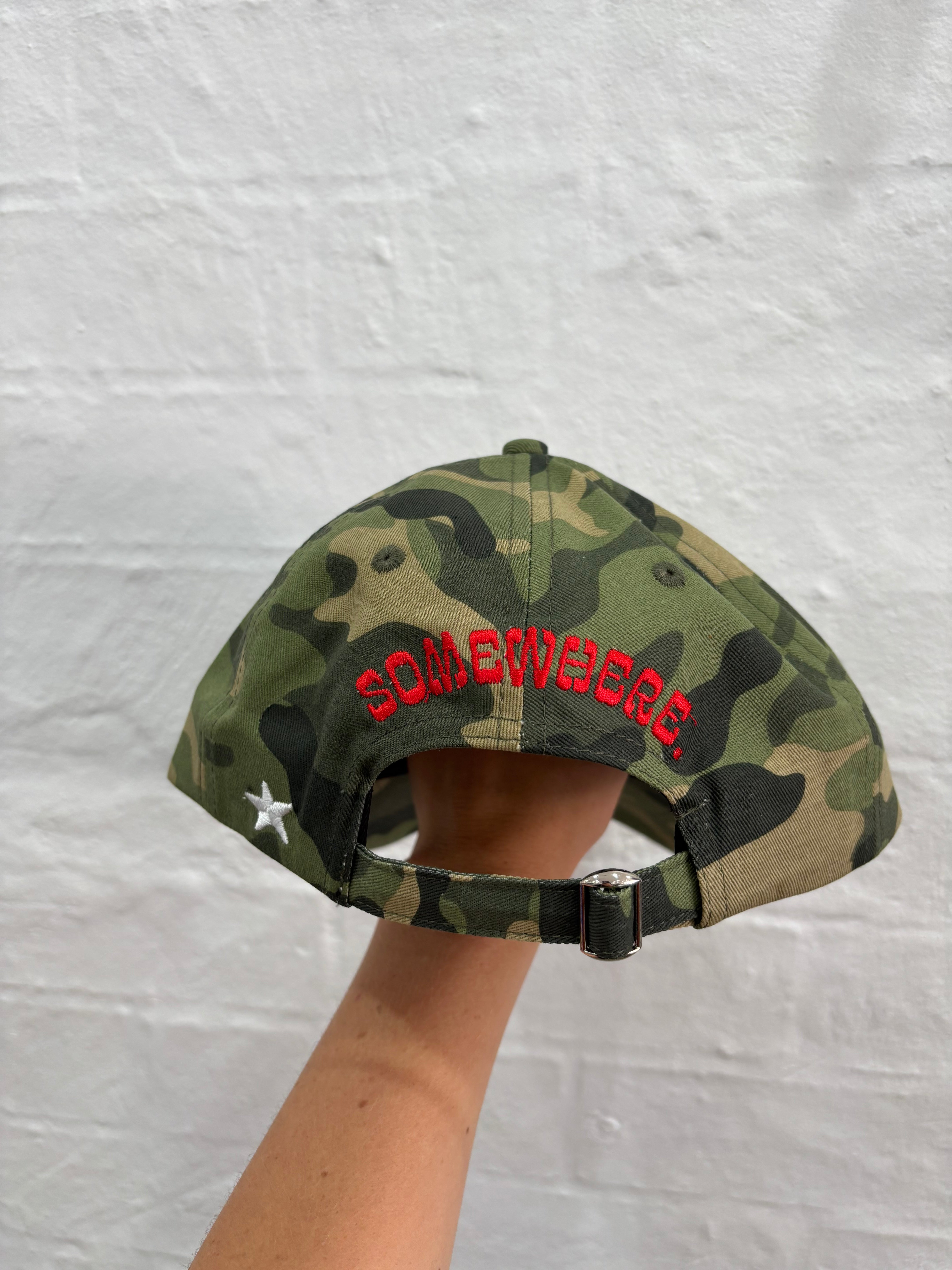 SOMEWHERE Established 22 dad cap - Army