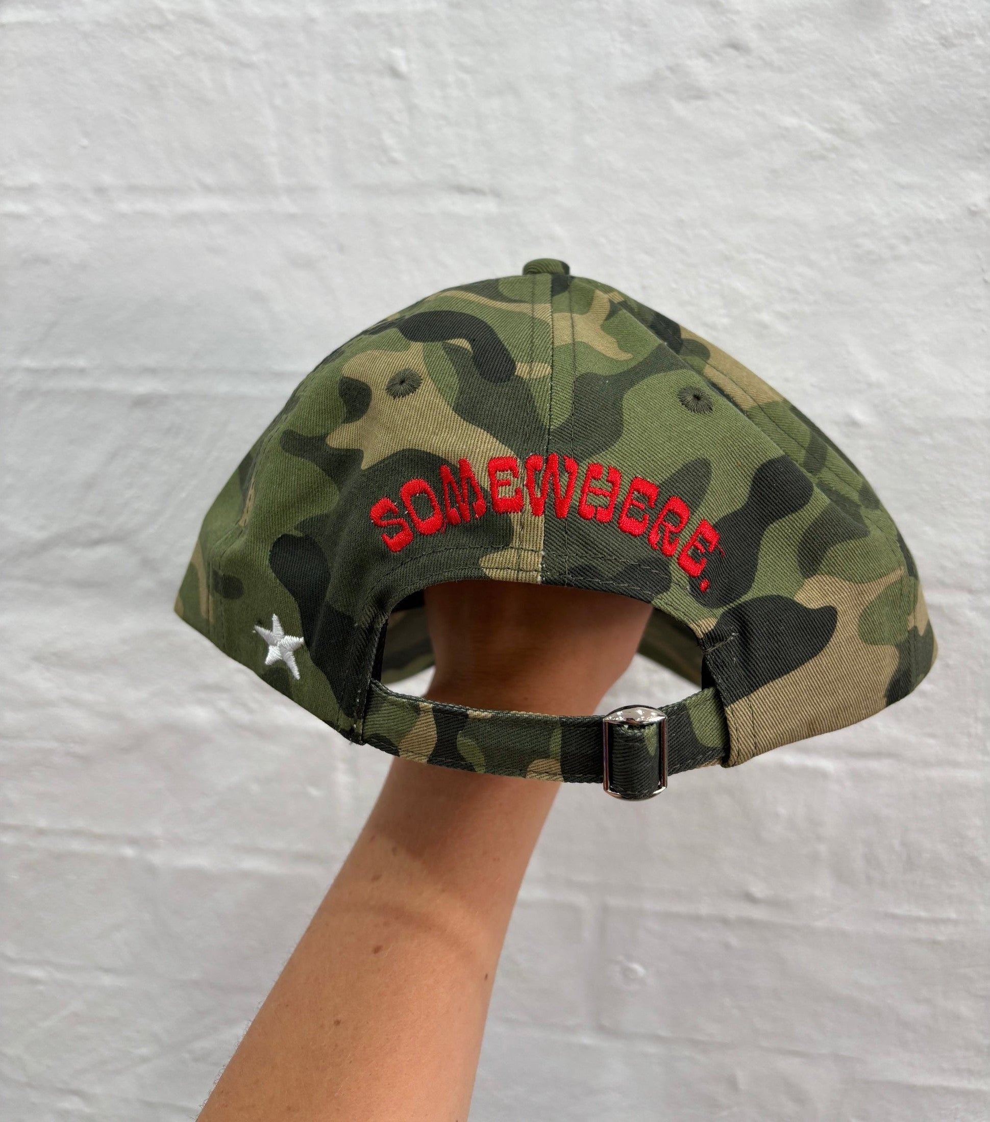 SOMEWHERE Established 22 dad cap - Army