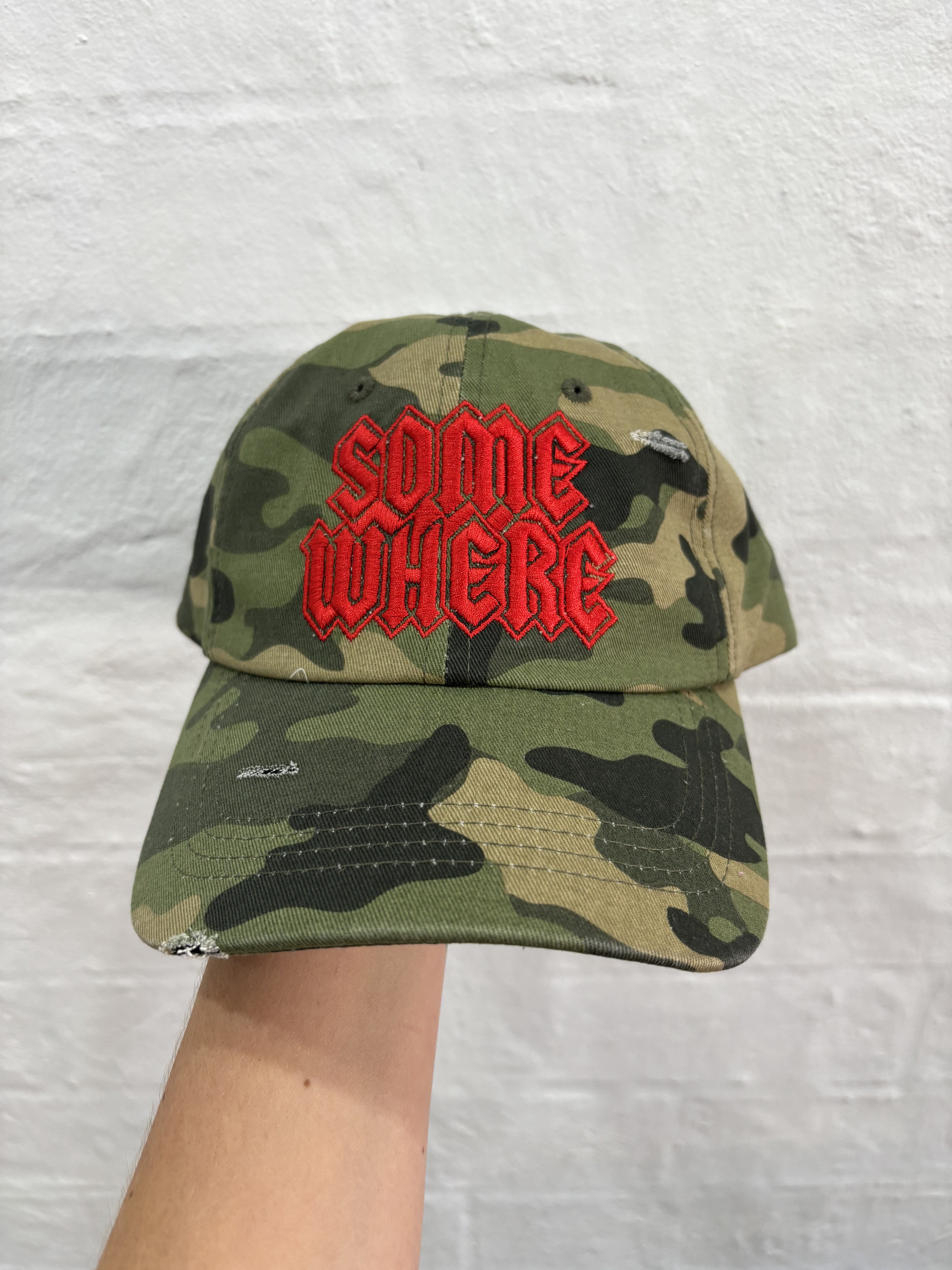 SOMEWHERE Dad cap - Army