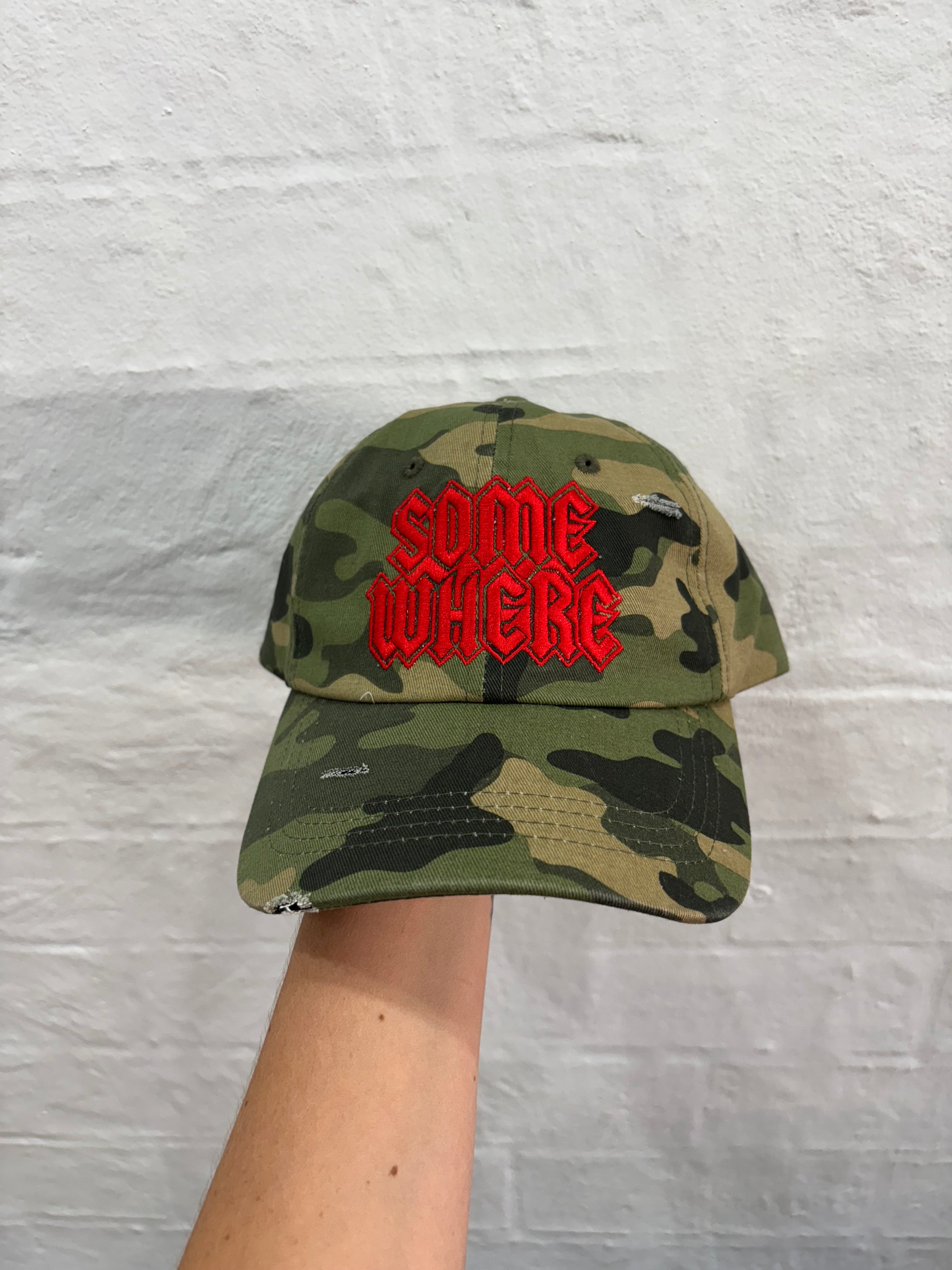 SOMEWHERE Dad cap - Army