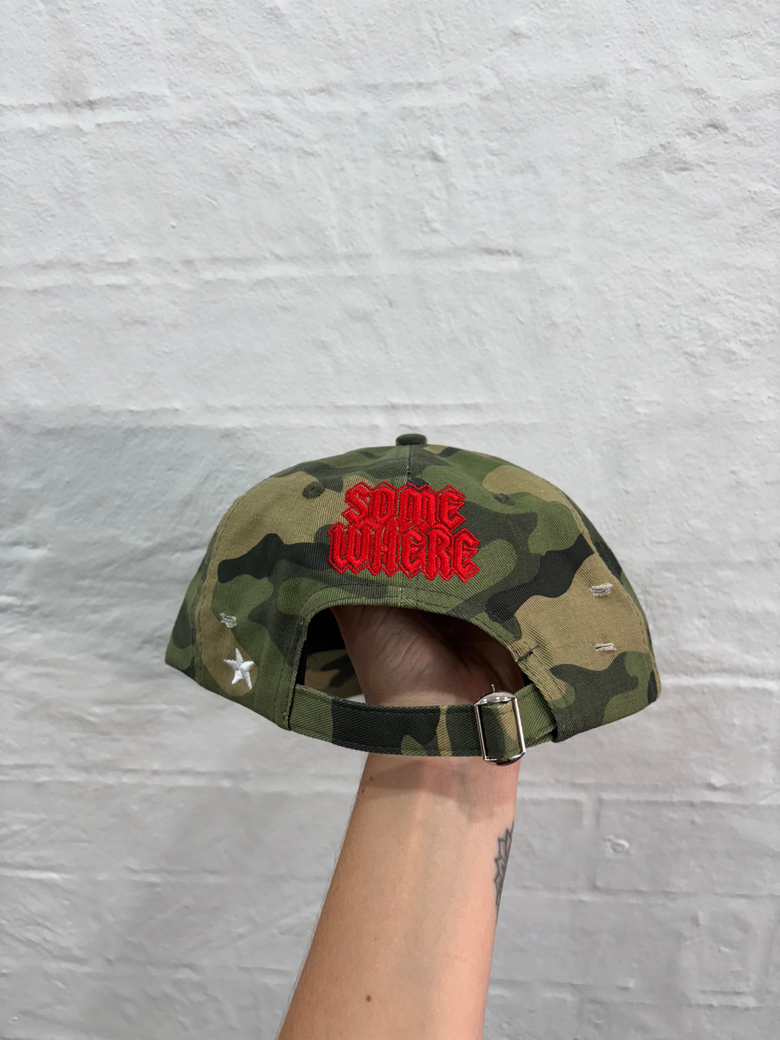 SOMEWHERE Dad cap - Army