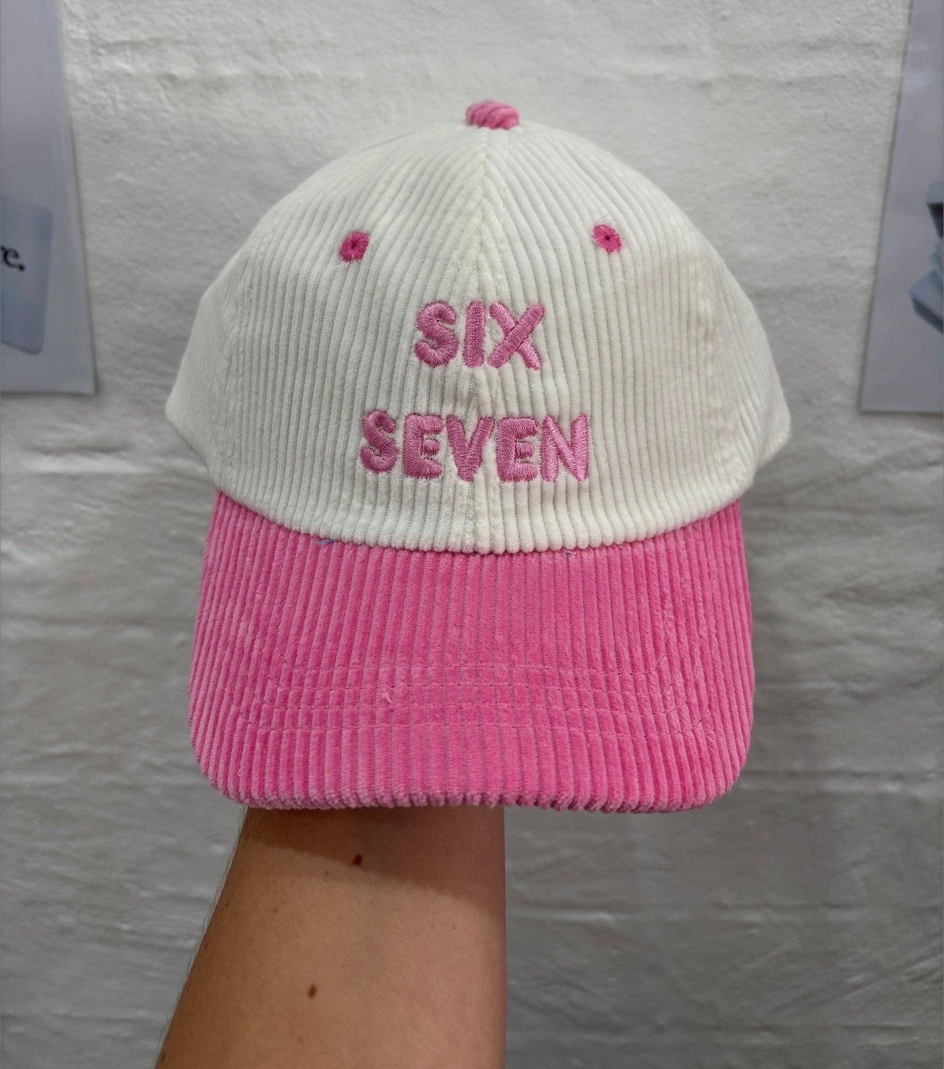 Somewhere Mini – “6 7” Cord Cap Pink– Kids