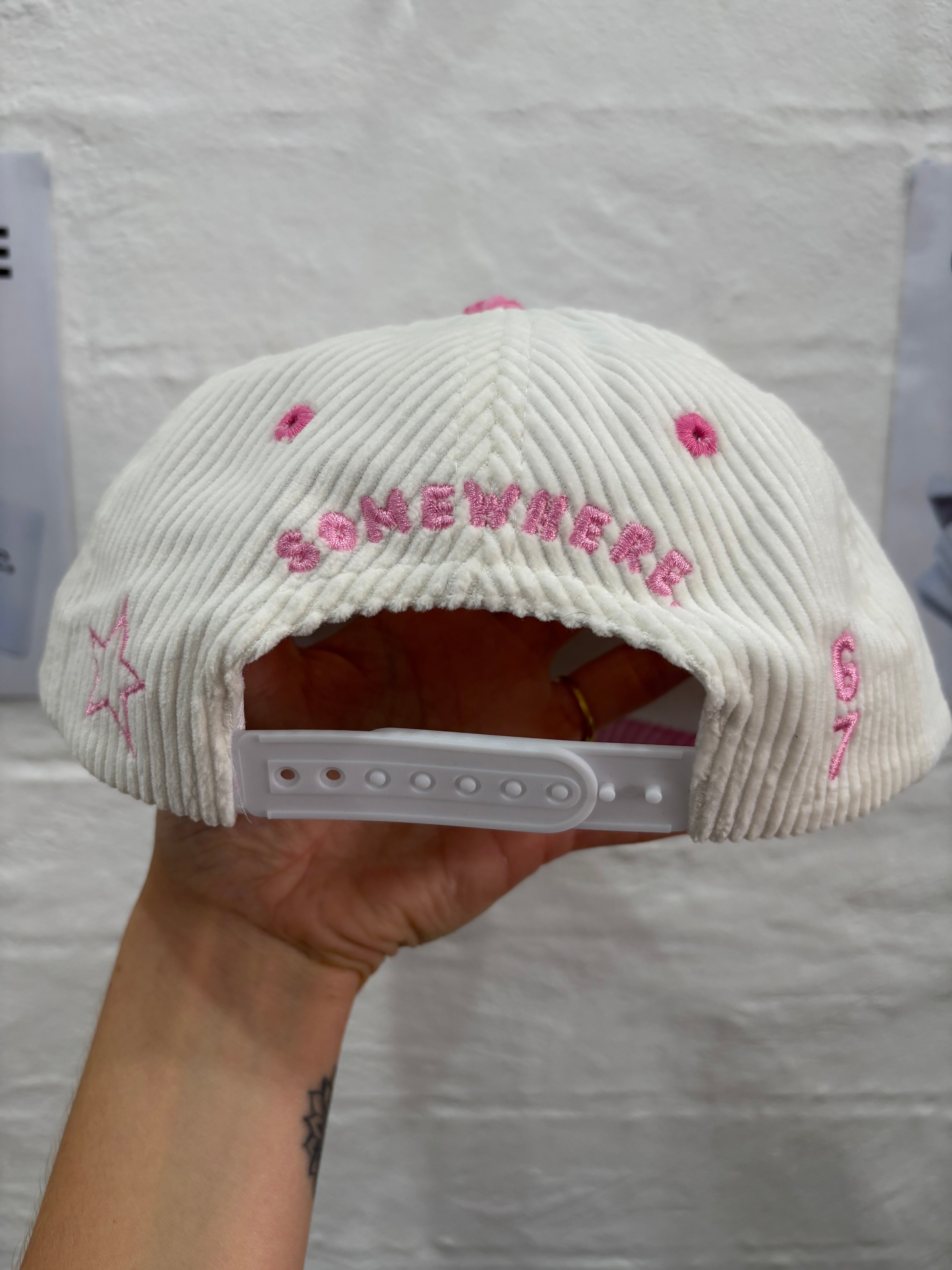 Somewhere Mini – “6 7” Cord Cap Pink– Kids
