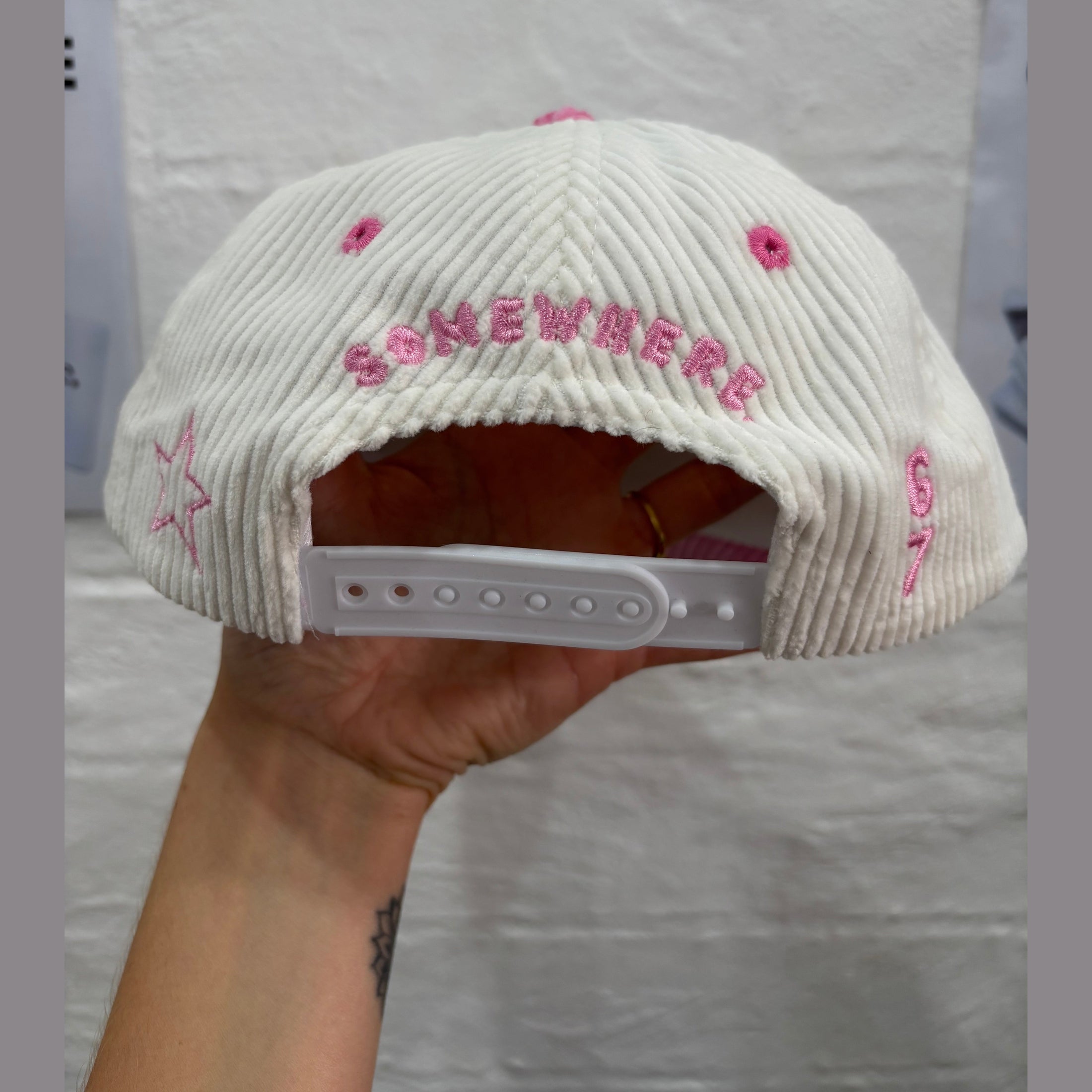 Somewhere Mini – “6 7” Cord Cap Pink– Kids