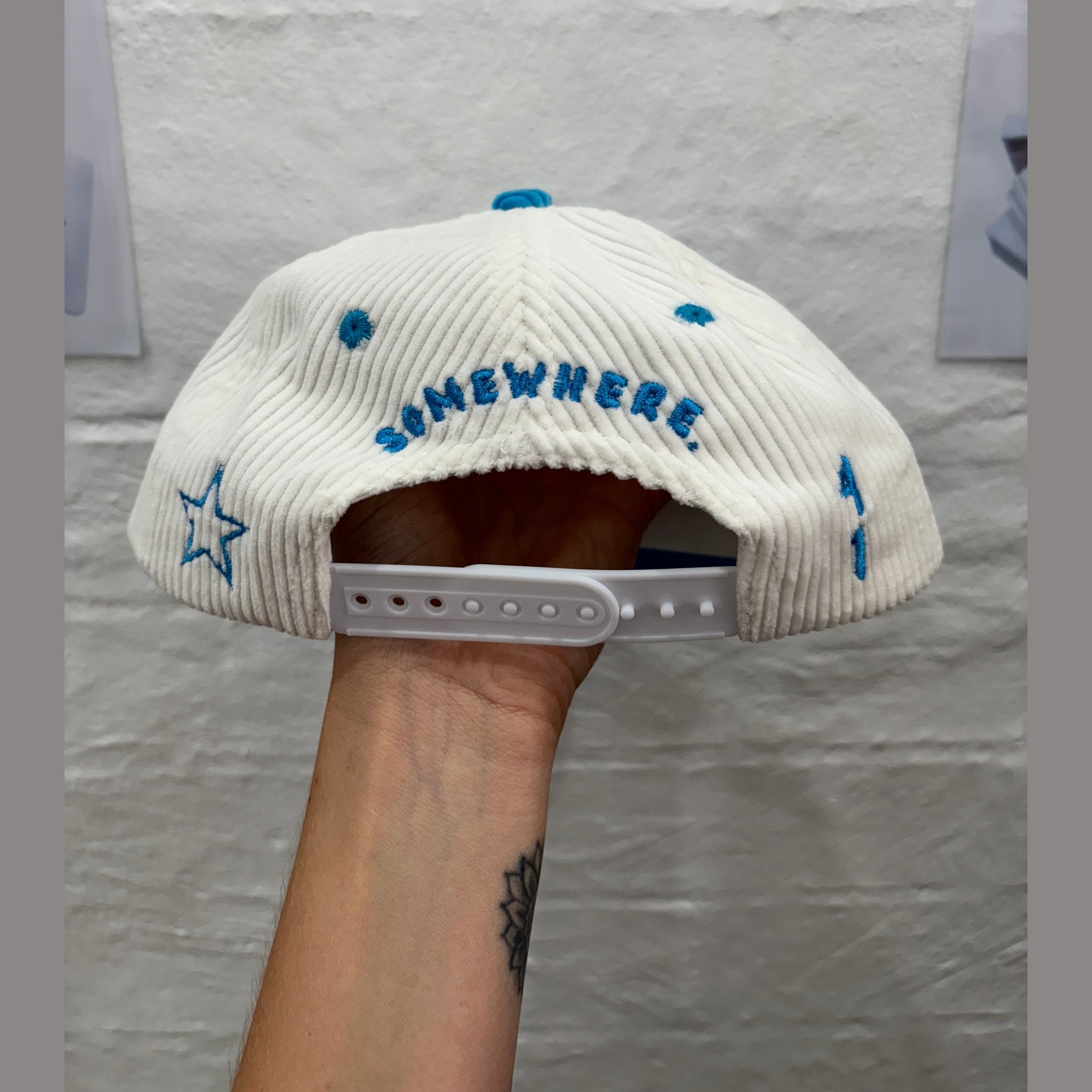 Somewhere Mini – “Forty One” Cord Cap Blue– Kids