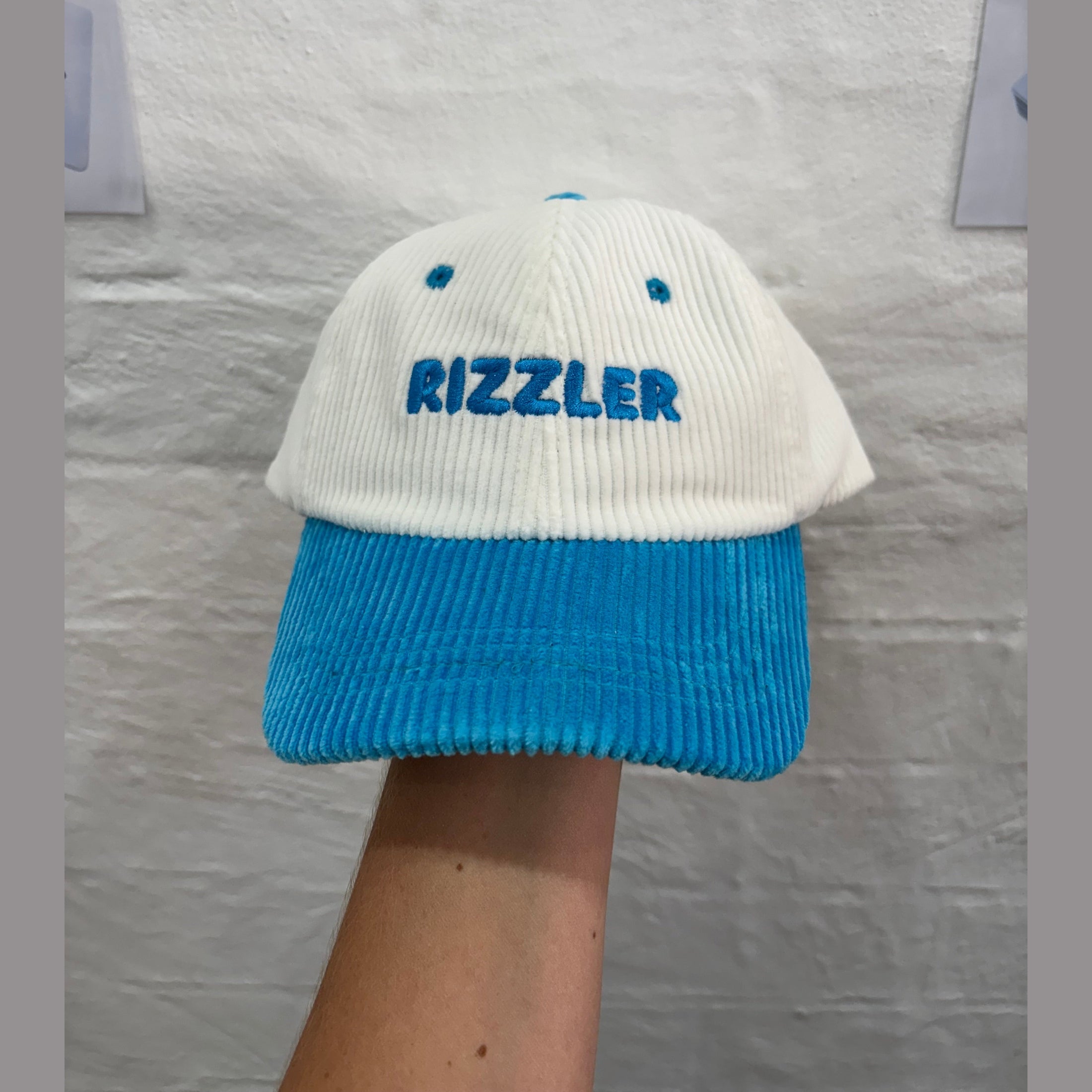 Somewhere Mini – “Rizzler” Cord Cap Blue – Kids