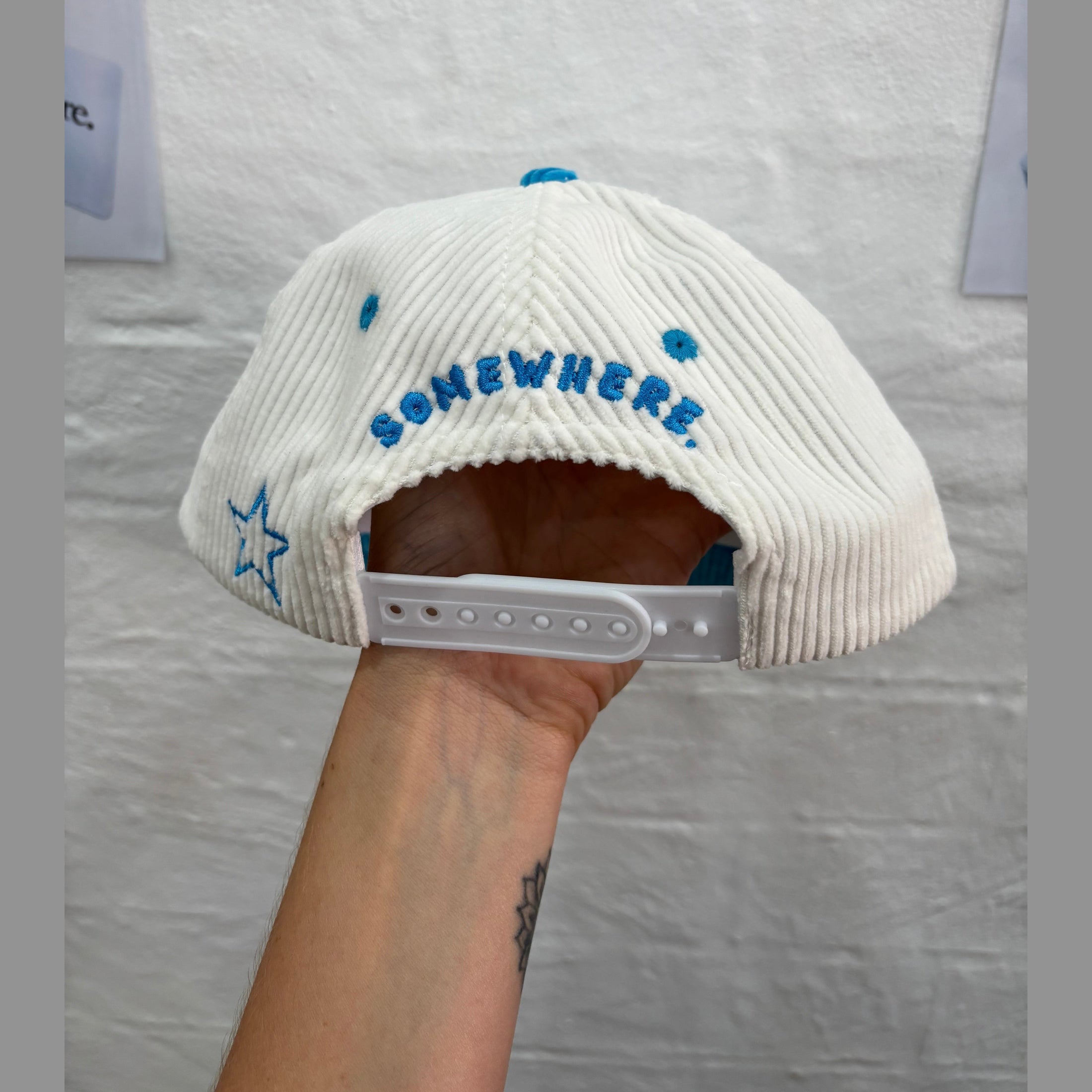 Somewhere Mini – “Rizzler” Cord Cap Blue – Kids