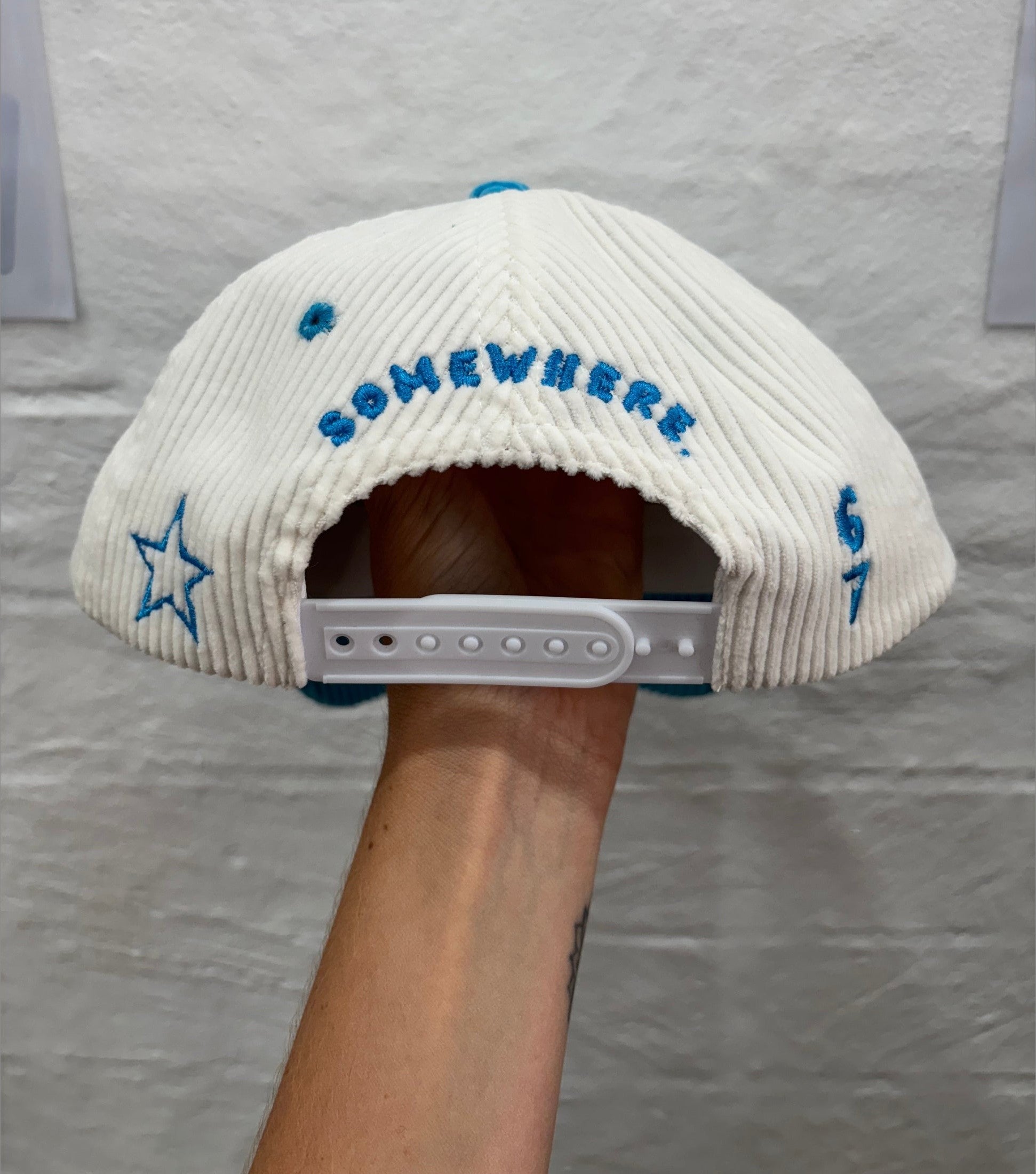 Somewhere Mini – “Skibidi” Cord Cap Blue – Kids