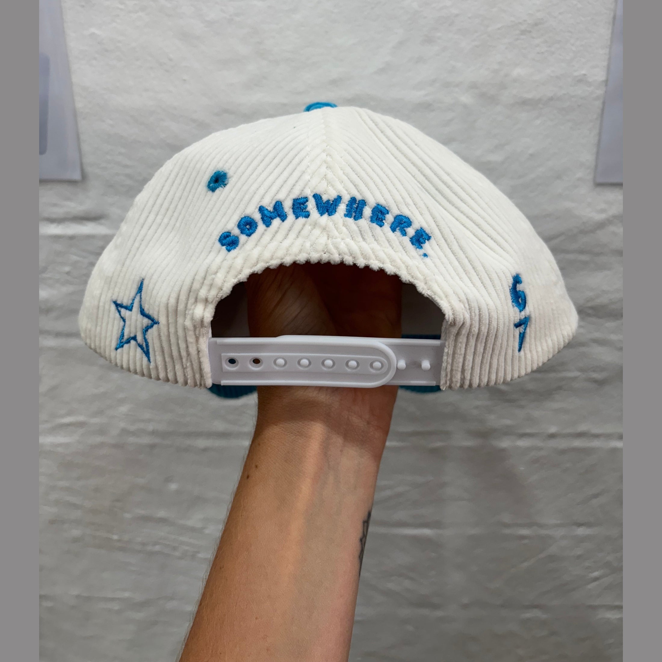 Somewhere Mini – “Skibidi” Cord Cap Blue – Kids
