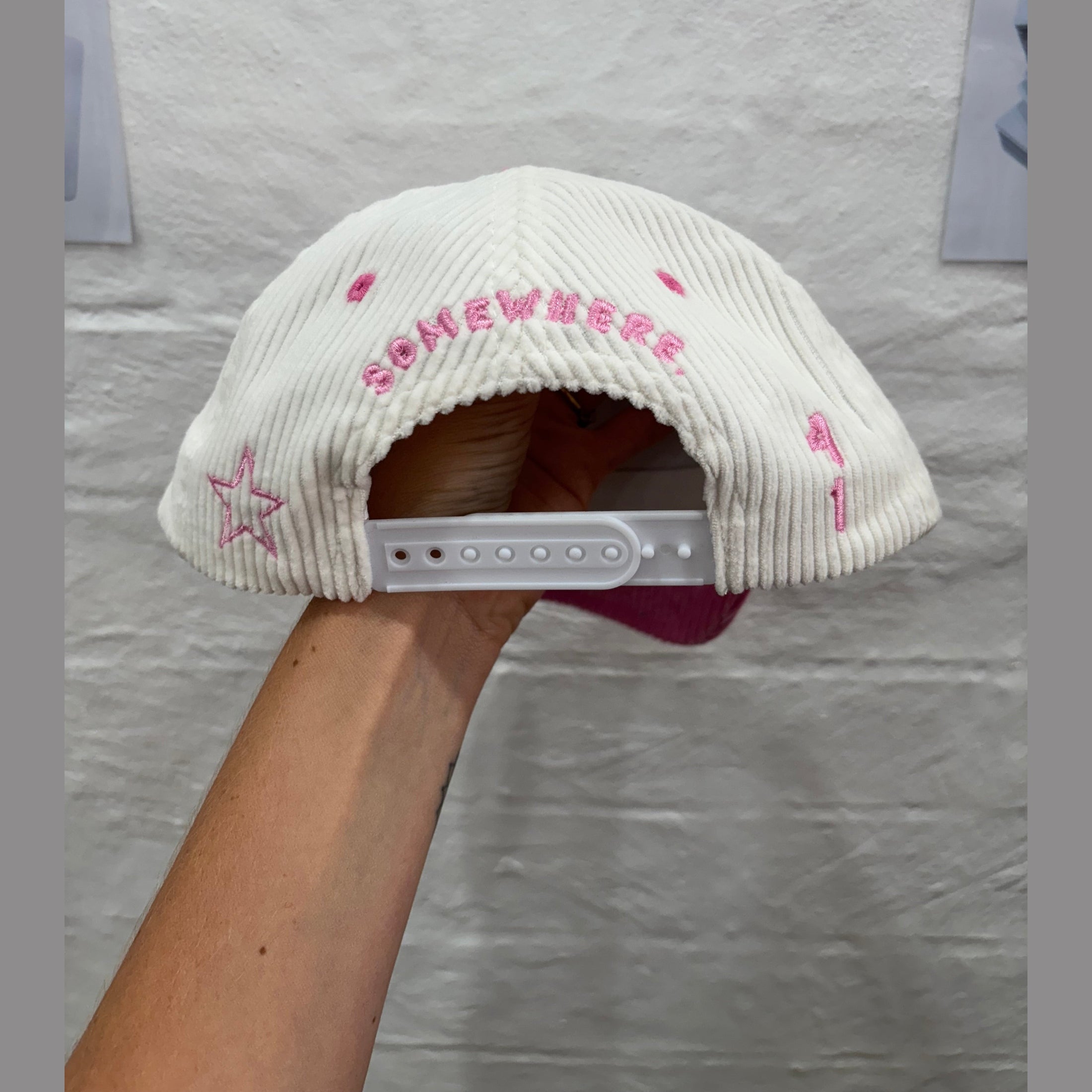 Somewhere Mini – “Forty One” Cord Cap Pink– Kids