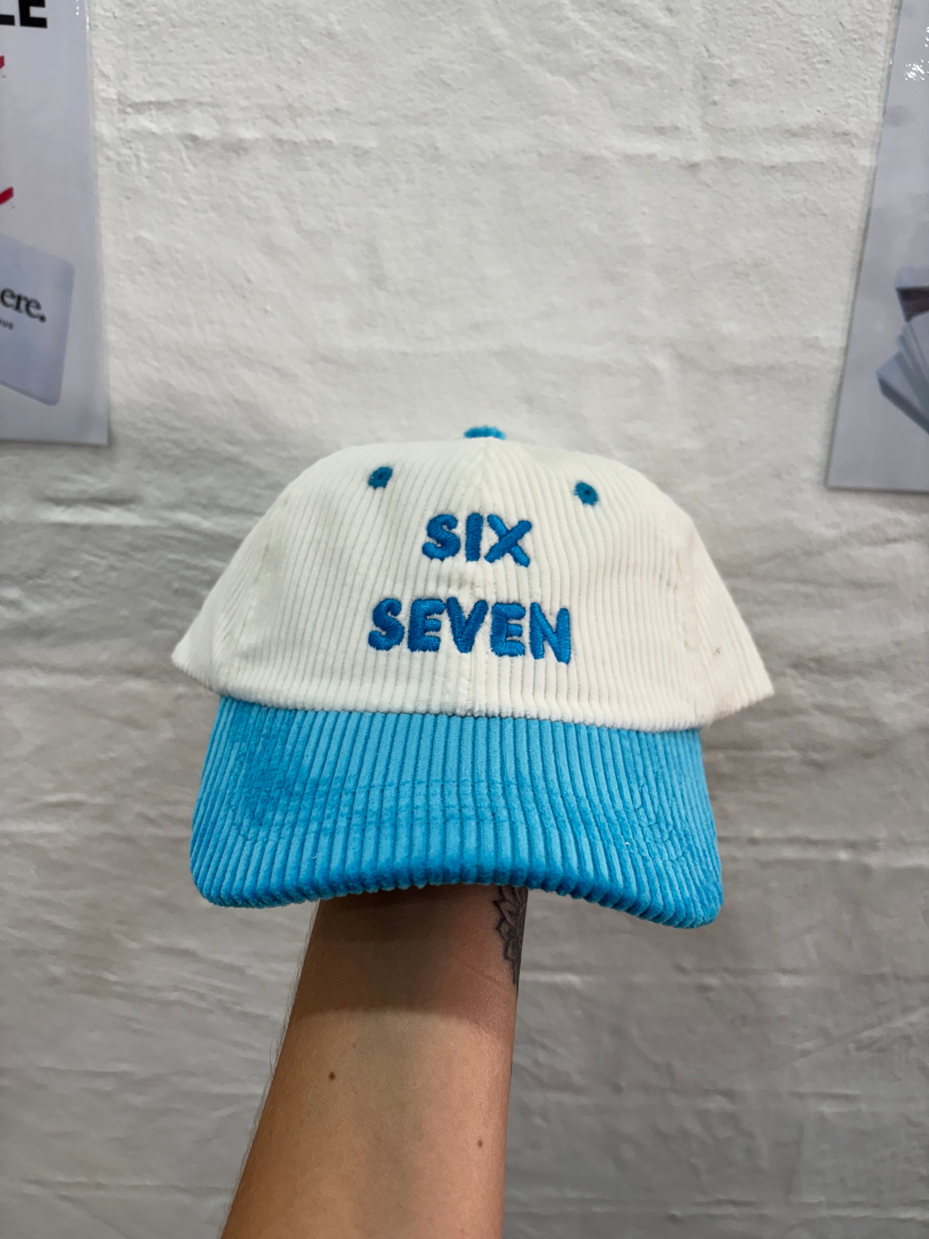 Somewhere Mini – “6 7” Cord Cap Blue – Kids