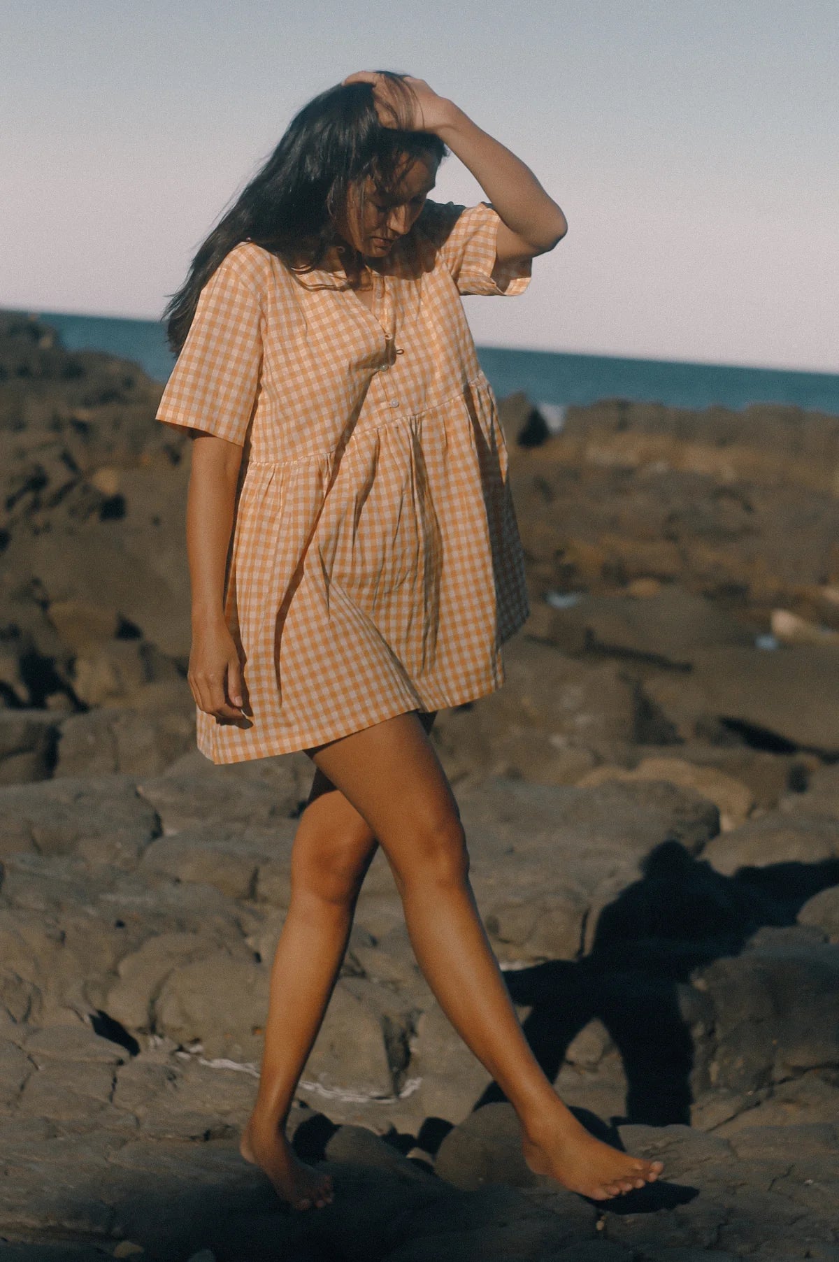 THE BARE ROAD Darcey Dress - Clementine Gingham