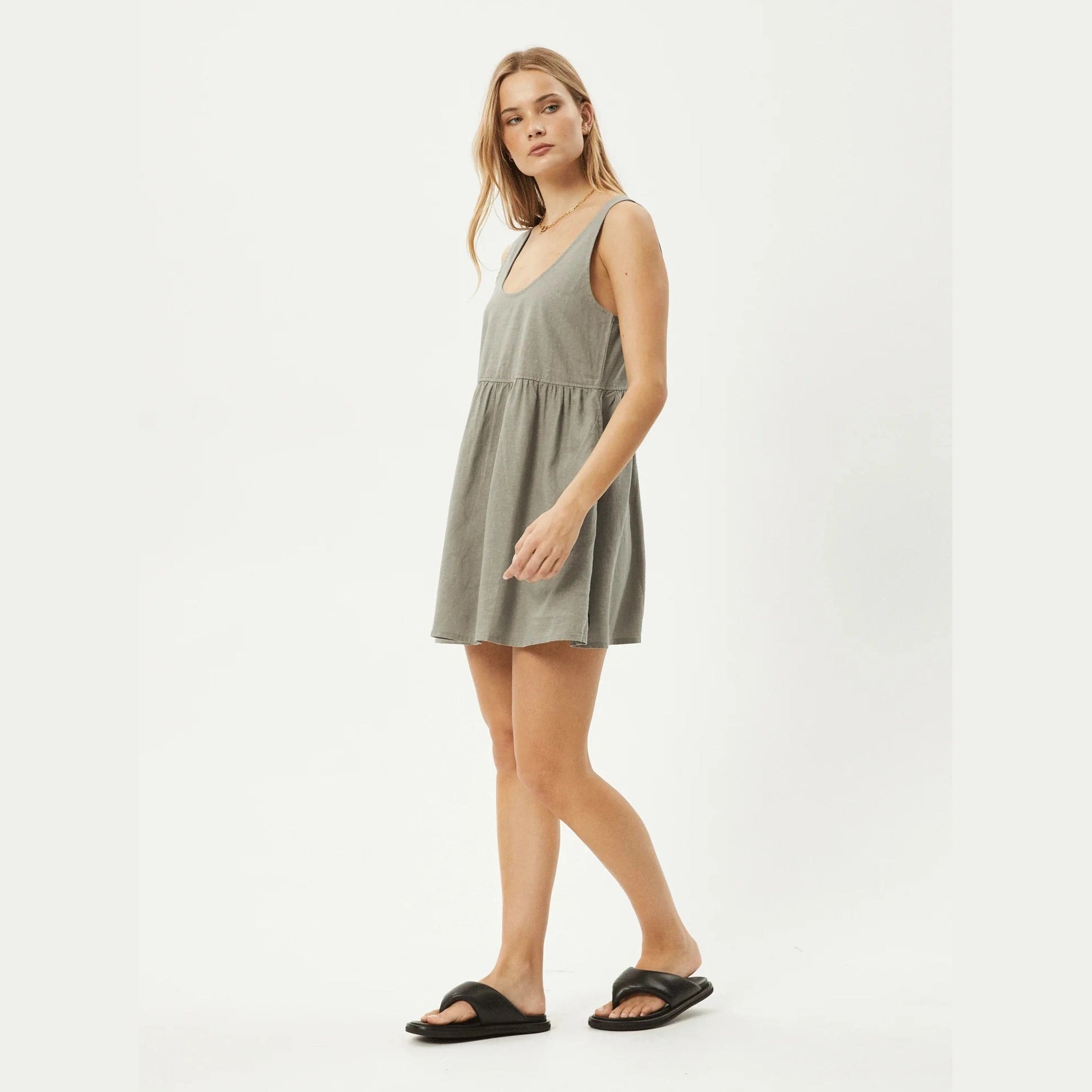 AFENDS Jesse mini dress - Olive