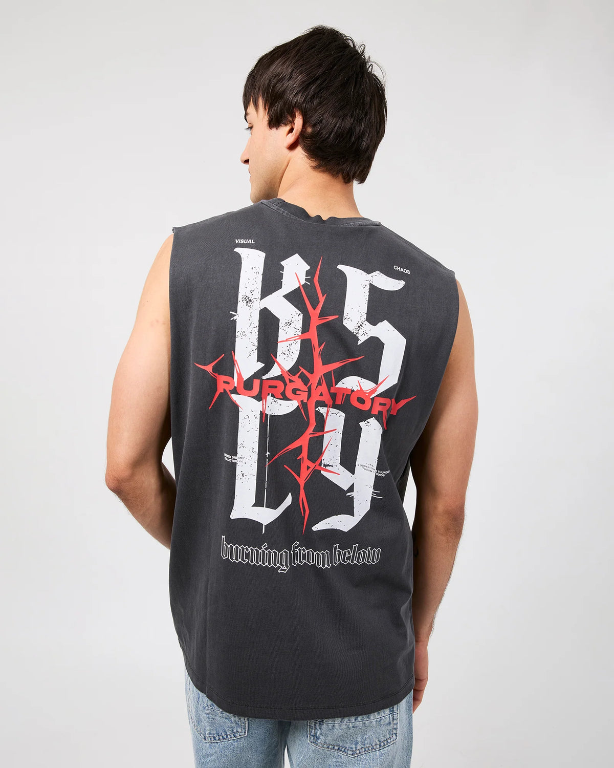 KSCY Burning Relaxed Muscle - Pigment black