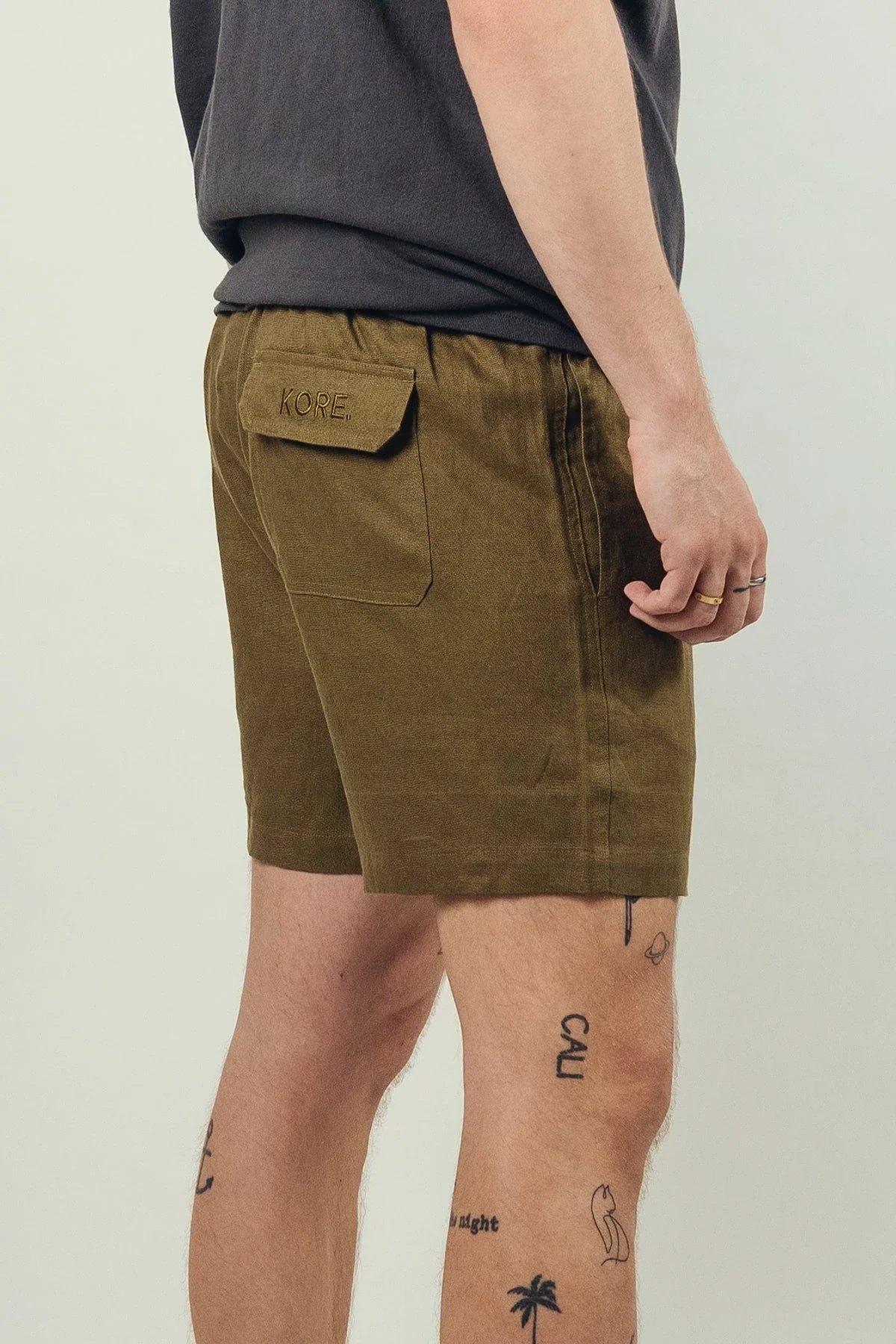 Kore amalfi linen short - pine