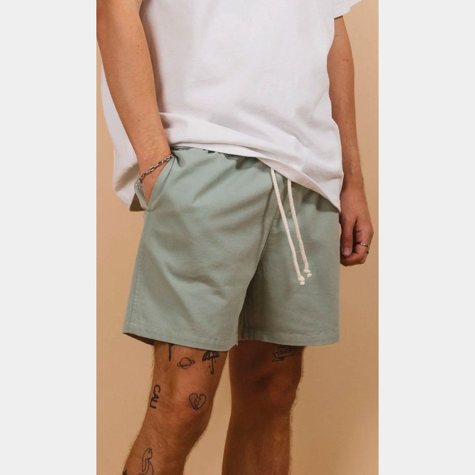 Kore studios thomas twill short- sage