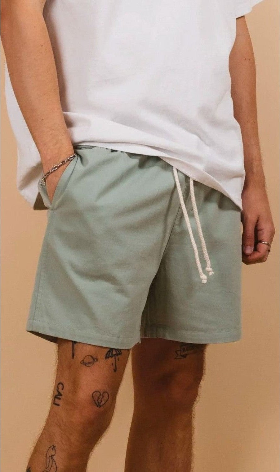 Kore studios thomas twill short- sage