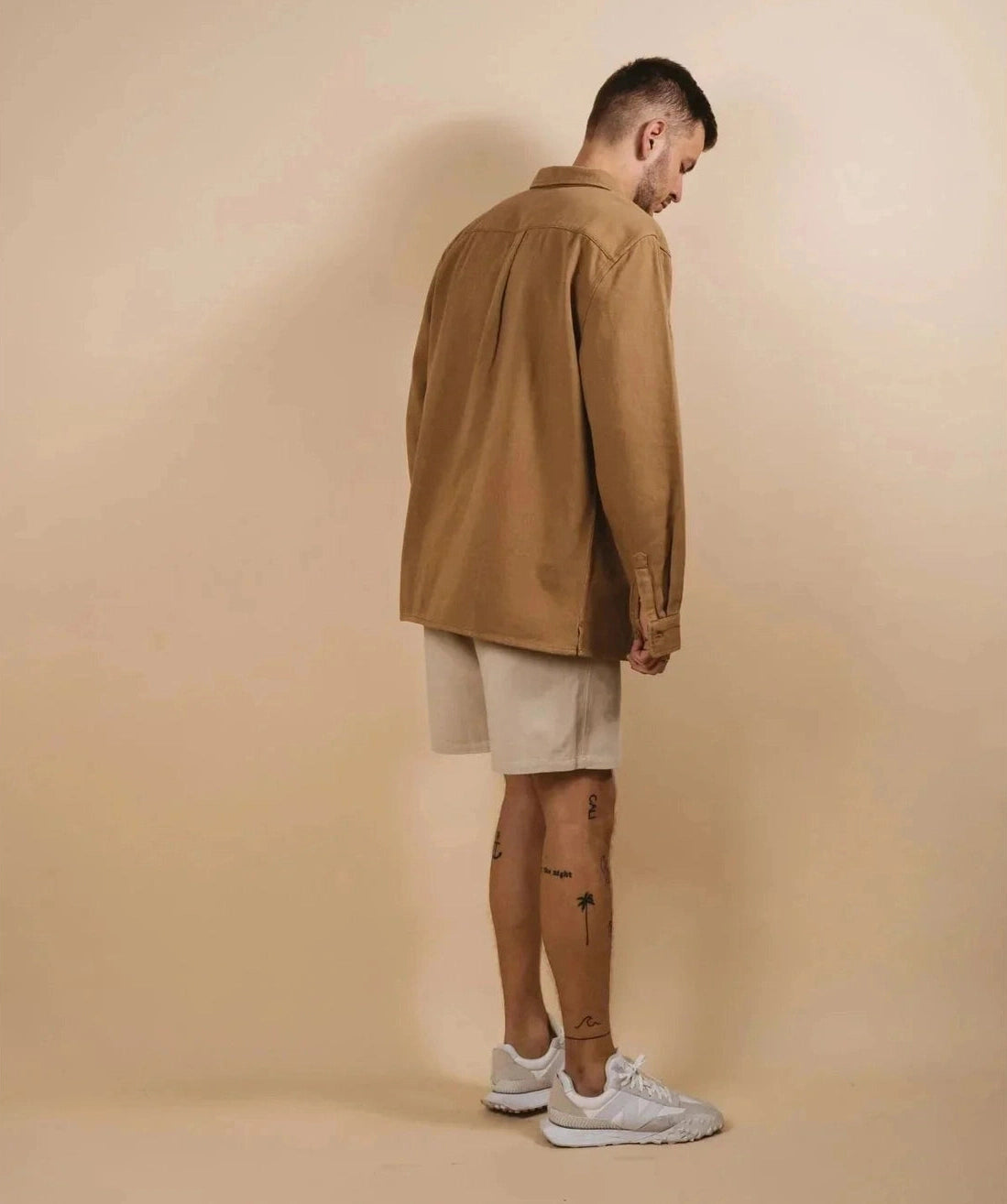 Kore team twill overshirt- caramel