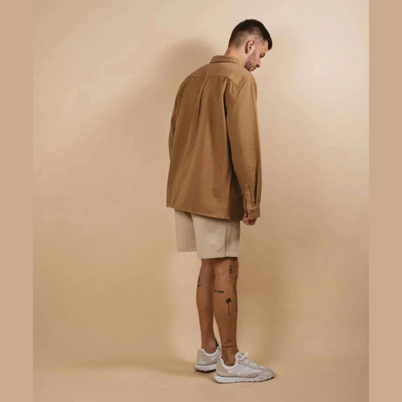 Kore team twill overshirt- caramel
