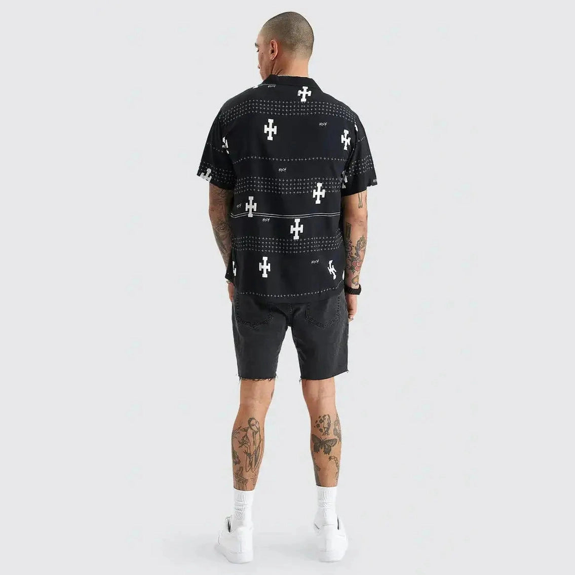 Kscy Myricks Relaxed Resort Shirt - Anthracite Black