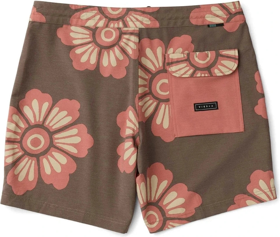 VISSLA Keana 17.5" Boardshort - Dark earth