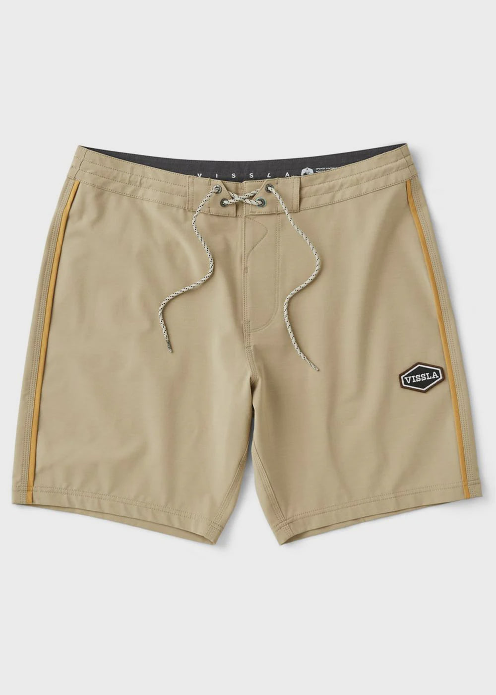 VISSLA Solid Sets 18.5" Boardshort - Khaki