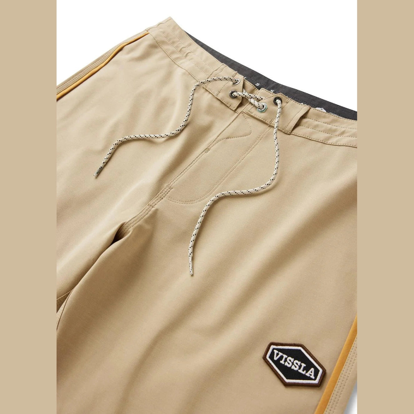 VISSLA Solid Sets 18.5" Boardshort - Khaki