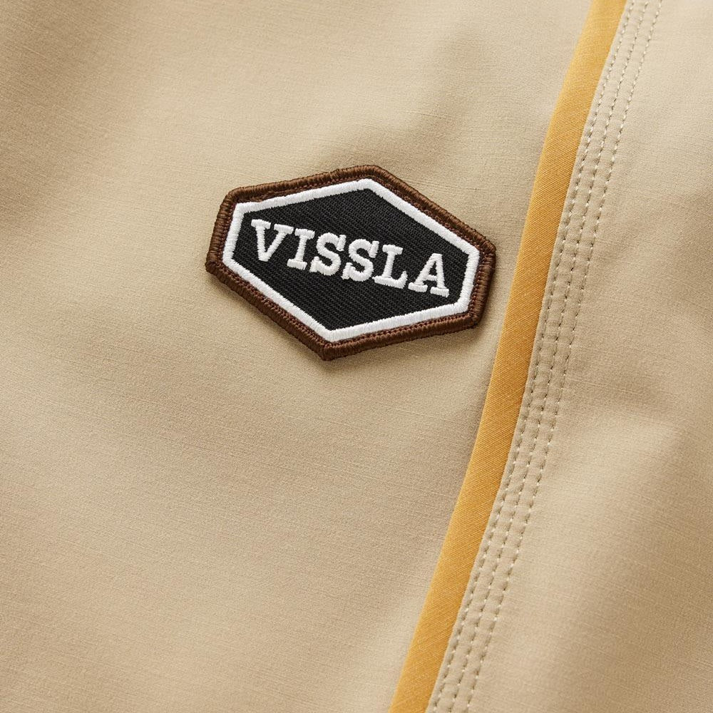 VISSLA Solid Sets 18.5" Boardshort - Khaki