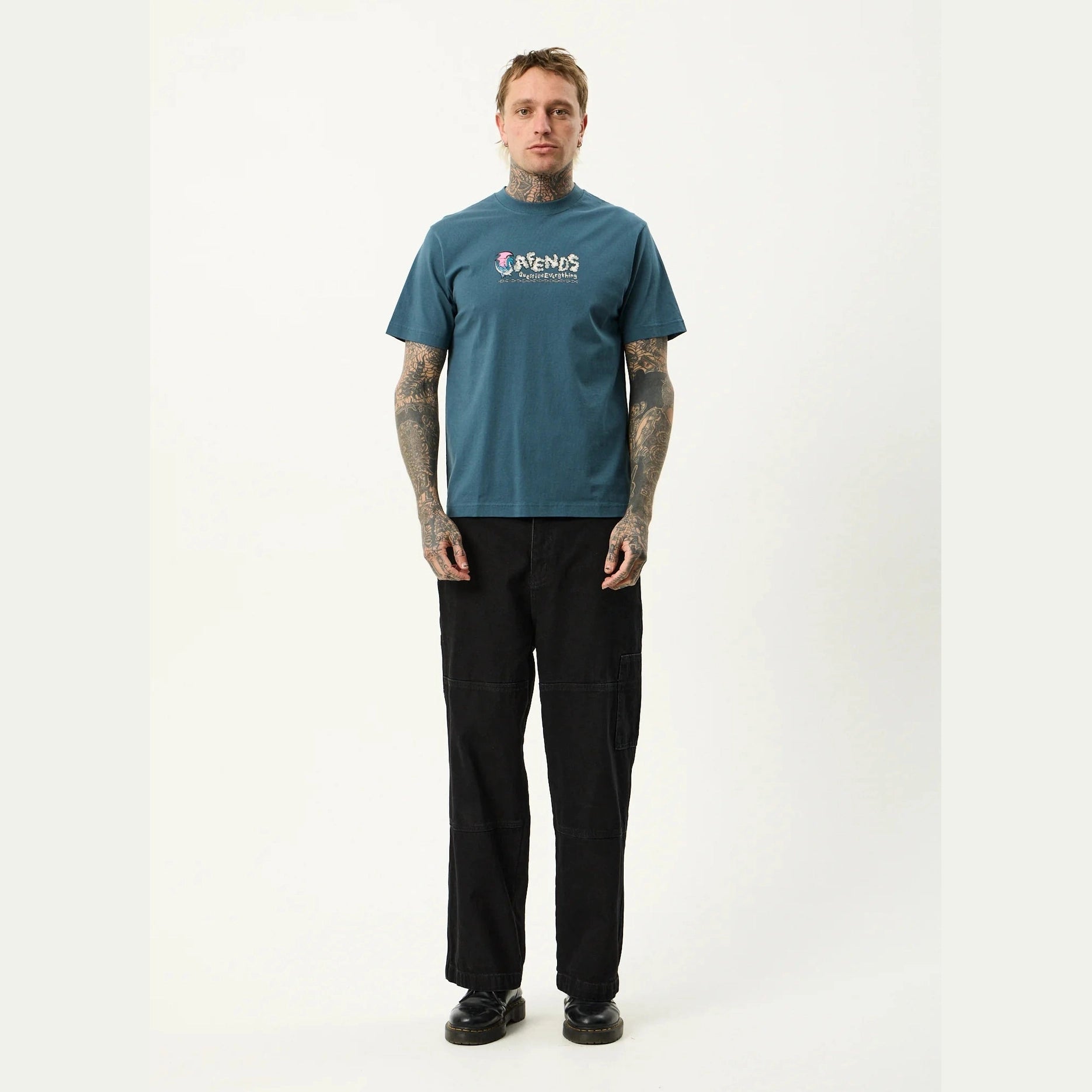AFENDS Huffenpuff retro tee - Fuel