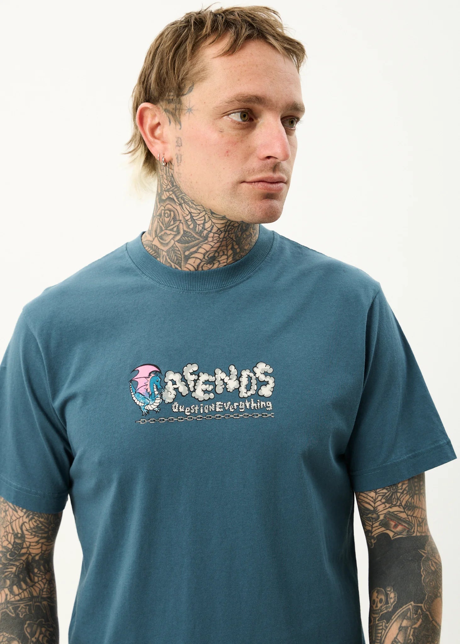 AFENDS Huffenpuff retro tee - Fuel