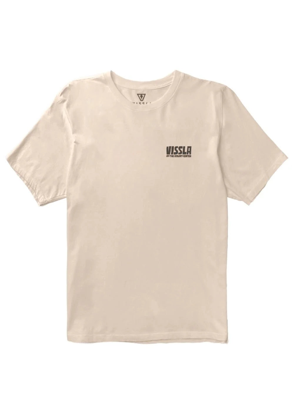 VISSLA Tec surf farm organic blend ss tee - Bone
